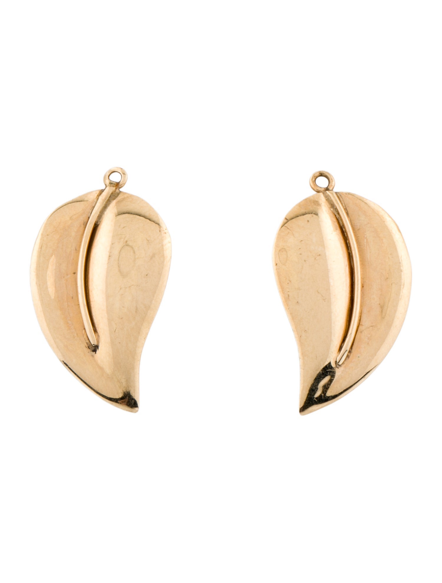 Earrings 14K Leaf Earring Enhancers