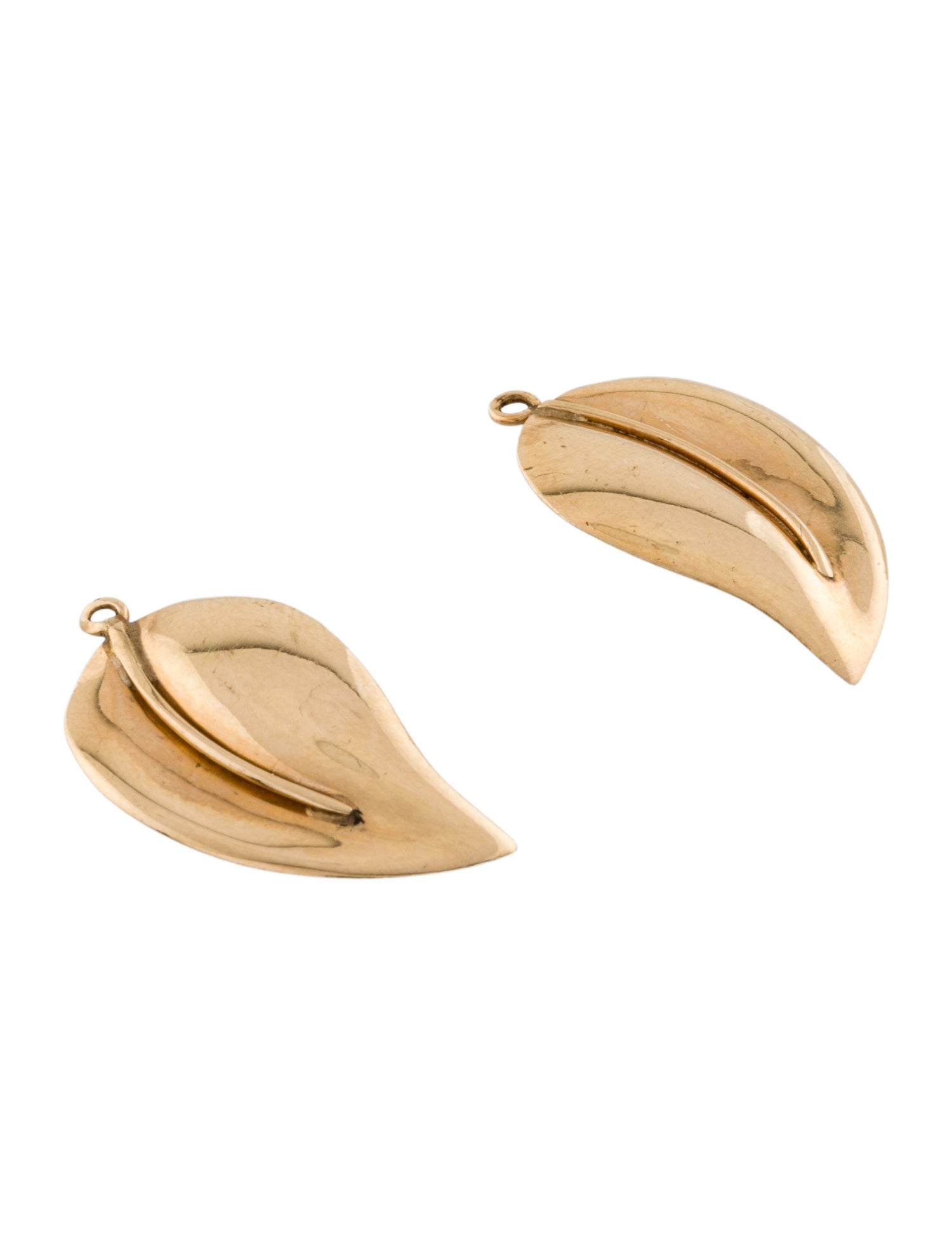 Earrings 14K Leaf Earring Enhancers