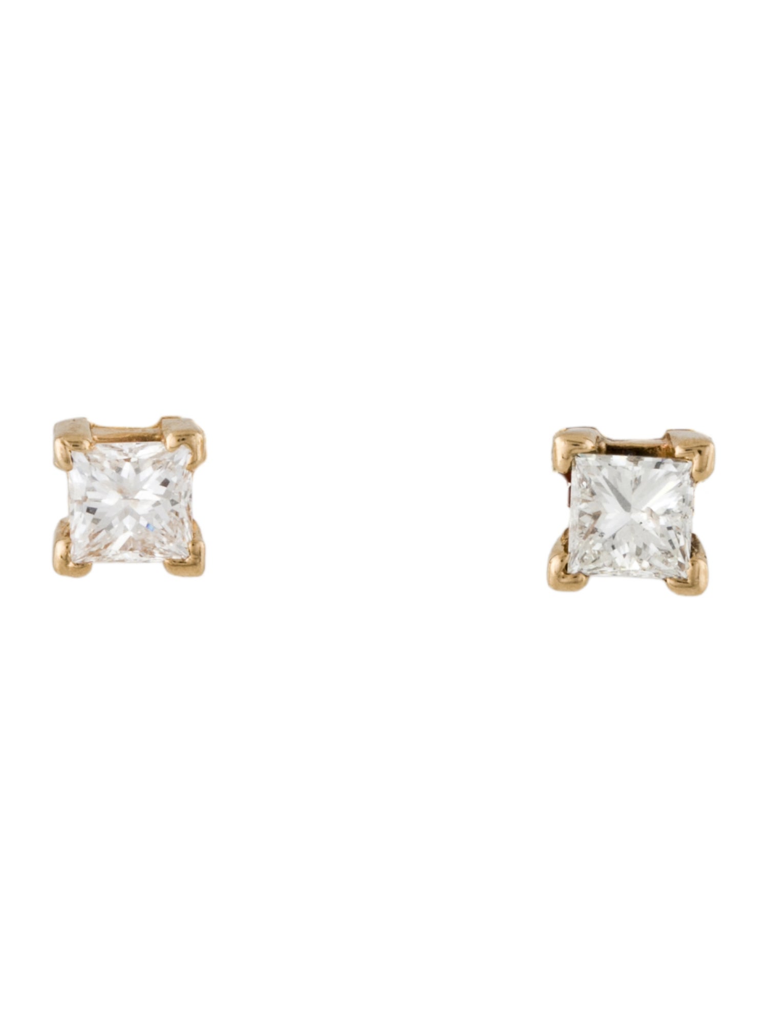 Earrings 14K 1.28ctw Diamond Stud