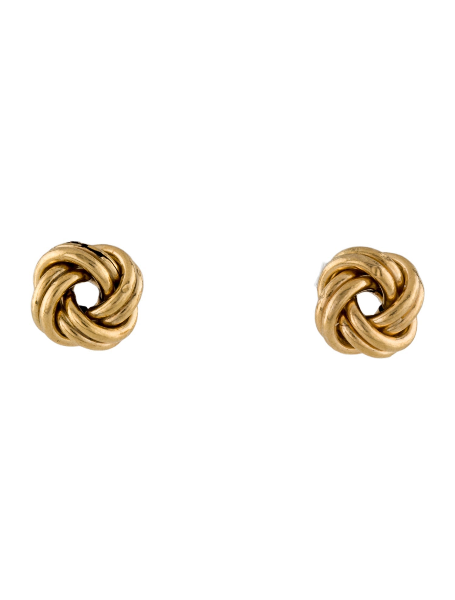 Earrings 10K Love Knot Stud