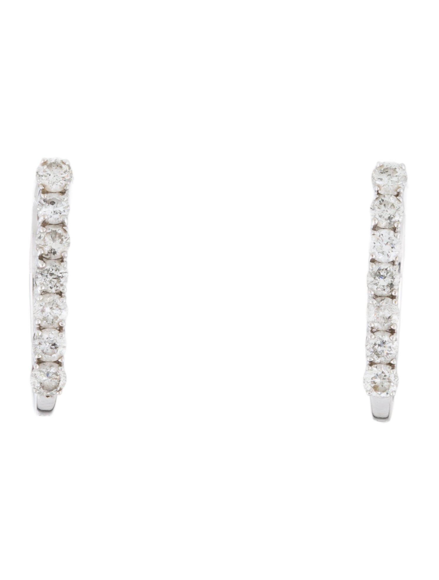 Earrings 14K Diamond Hoop