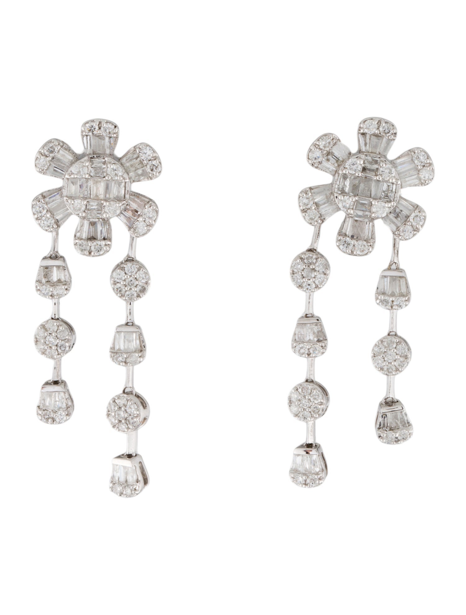 Earrings 14K 1.27ctw Diamond Drop
