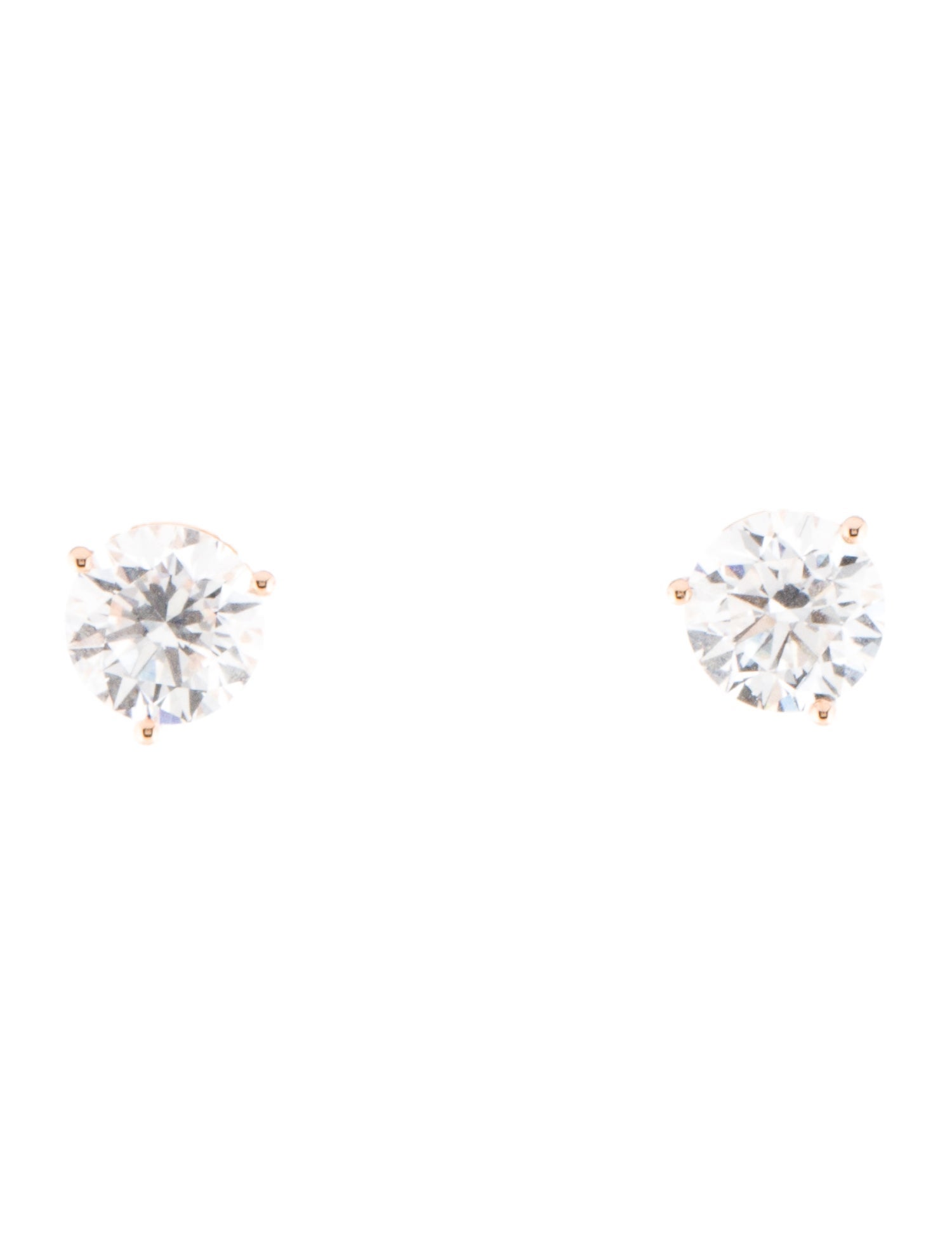 Earrings 14K 3.50ctw Lab-Grown Diamond Stud