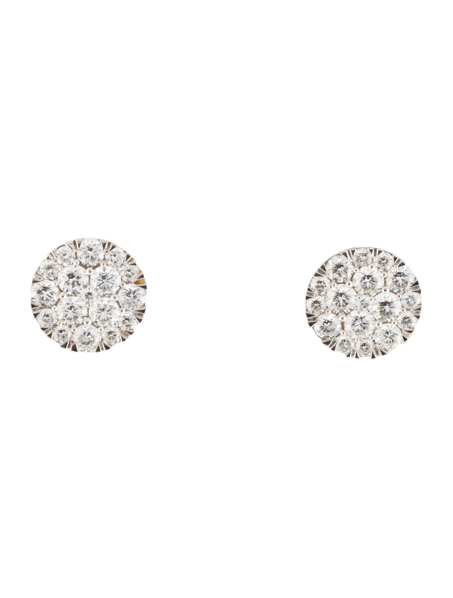Earrings 14K 1.57ctw Diamond Stud