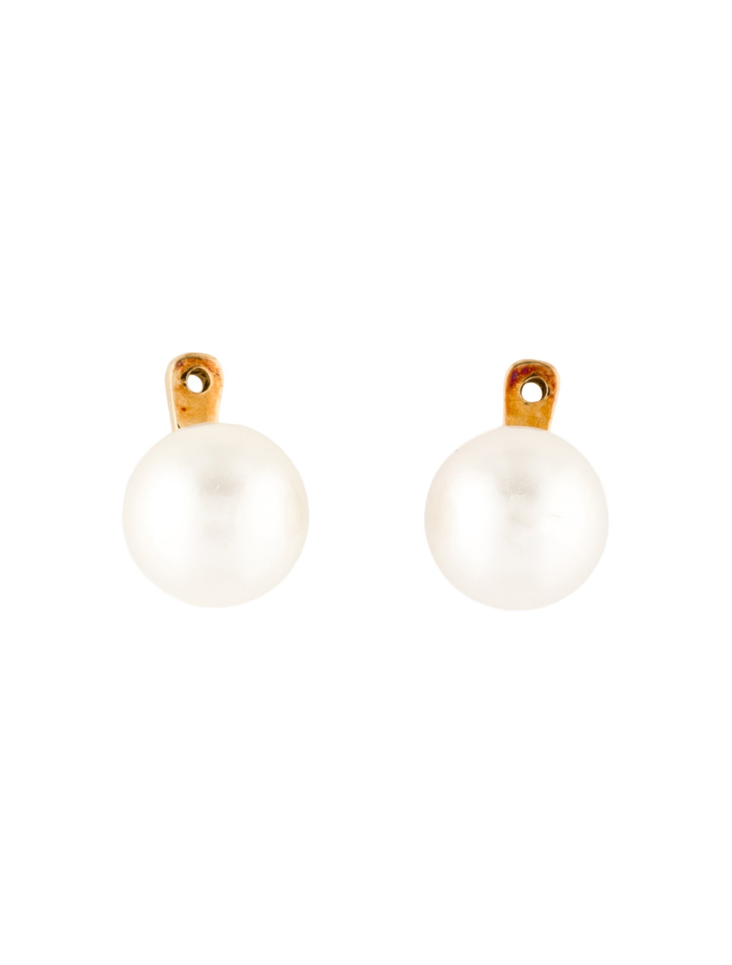 Earrings 18K Pearl Earring Enhancers