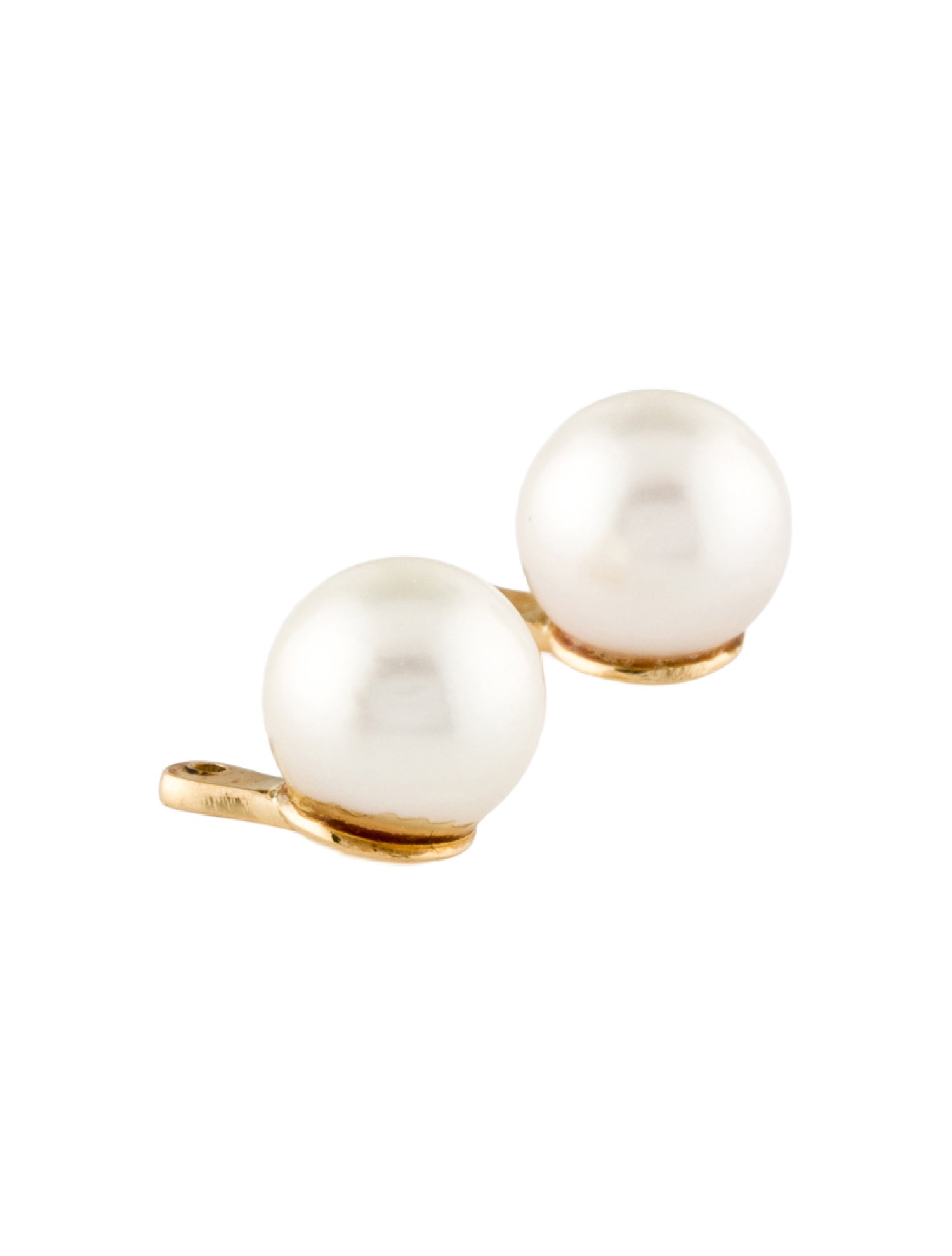 Earrings 18K Pearl Earring Enhancers