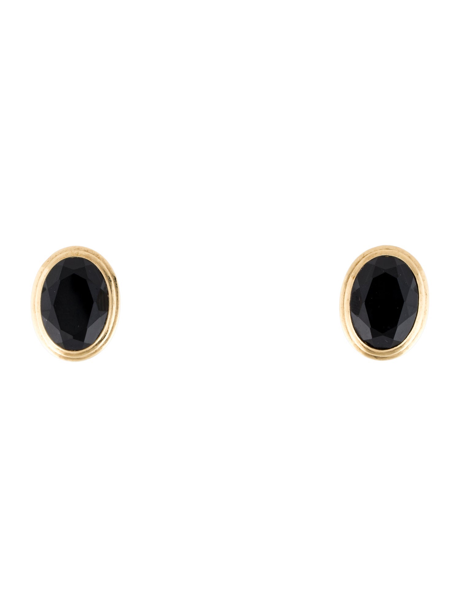 Earrings 14K Onyx Earclip