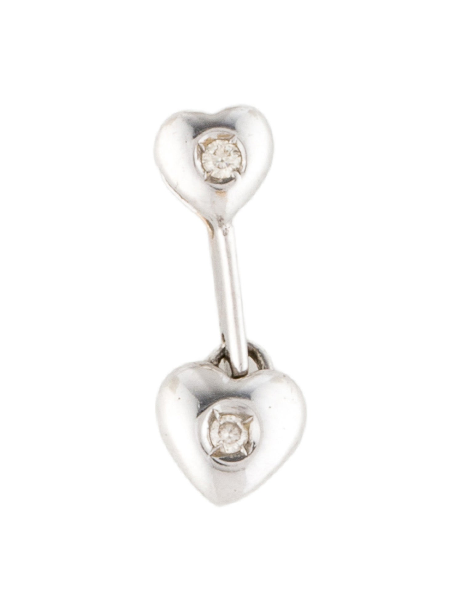 Earrings 18K Heart Drop Earring Enhancer
