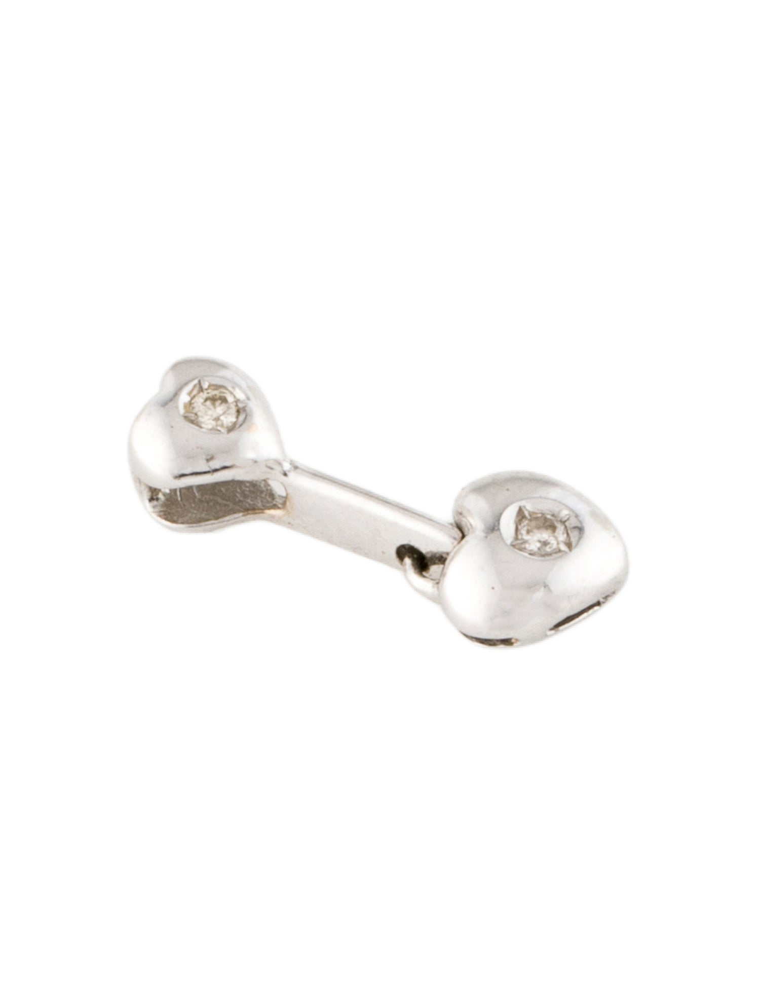 Earrings 18K Heart Drop Earring Enhancer