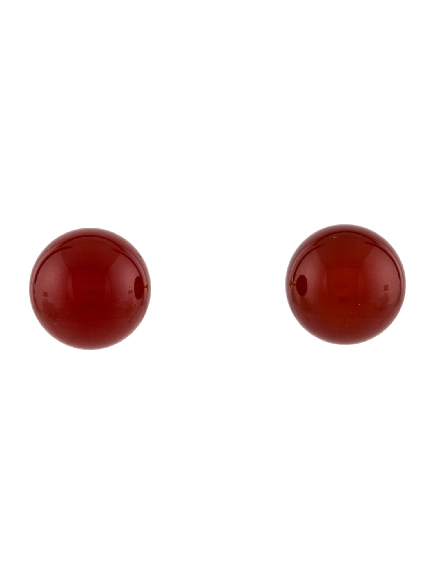 Earrings 14k Carnelian Stud