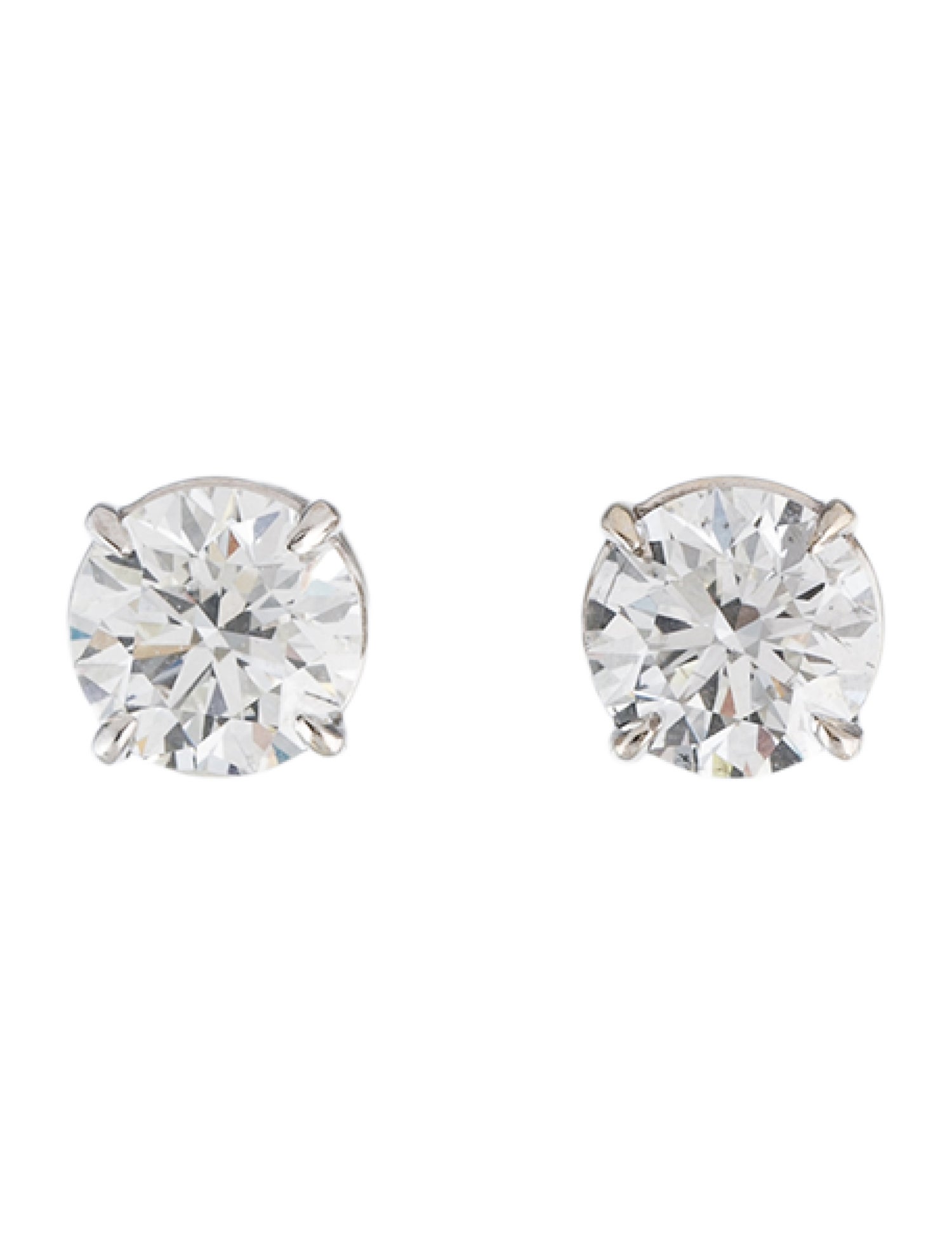 Earrings 18K 3.00ctw Diamond Stud