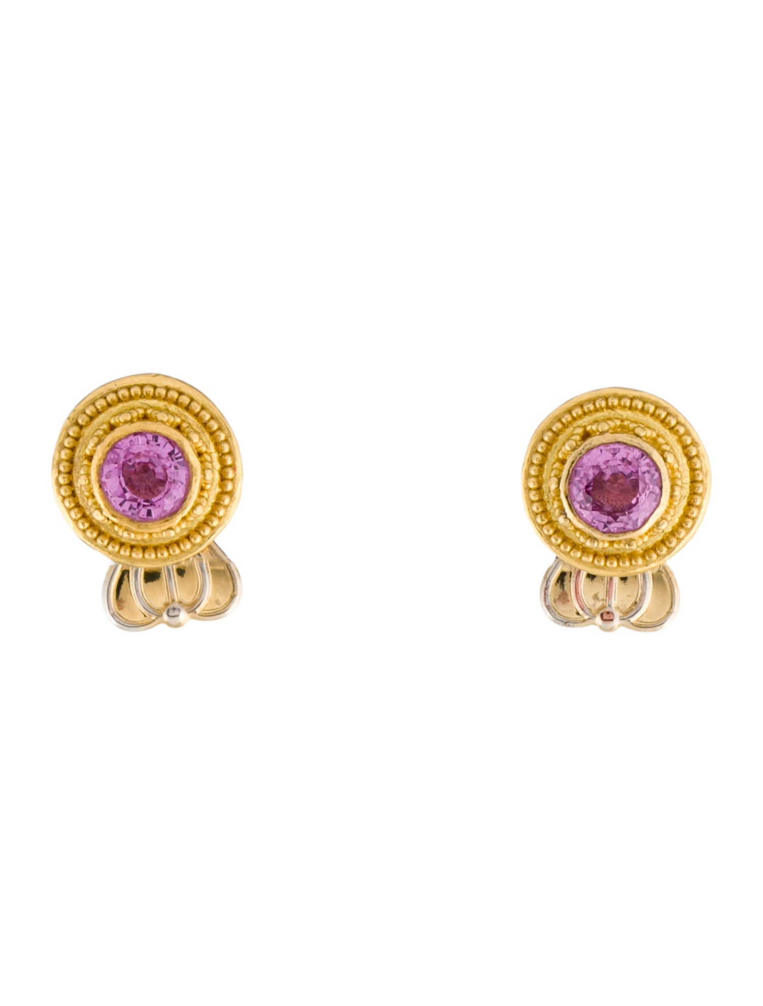 Earrings 22K Sapphire Stud