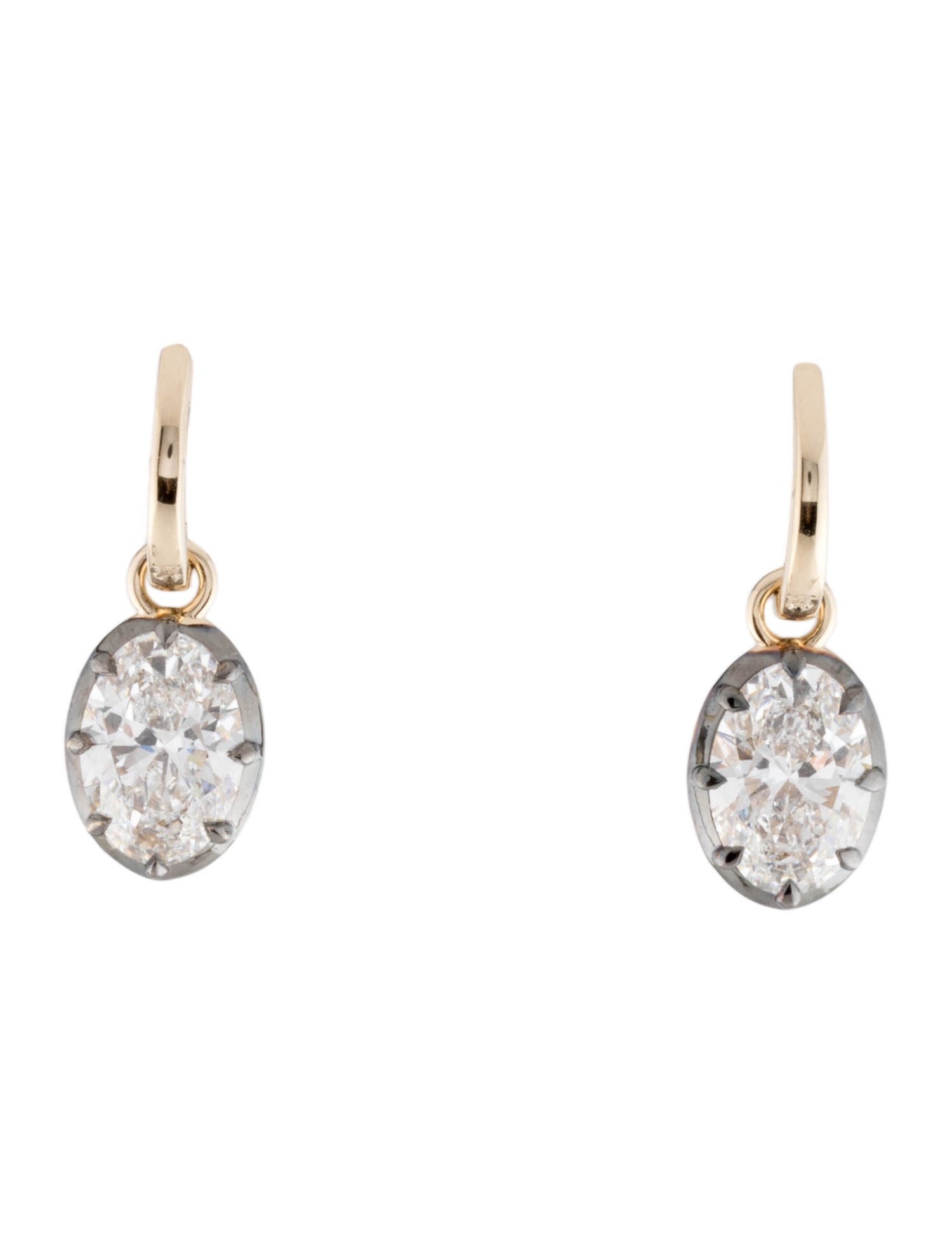 Earrings 14K 3.06ctw Lab-Grown Diamond Drop
