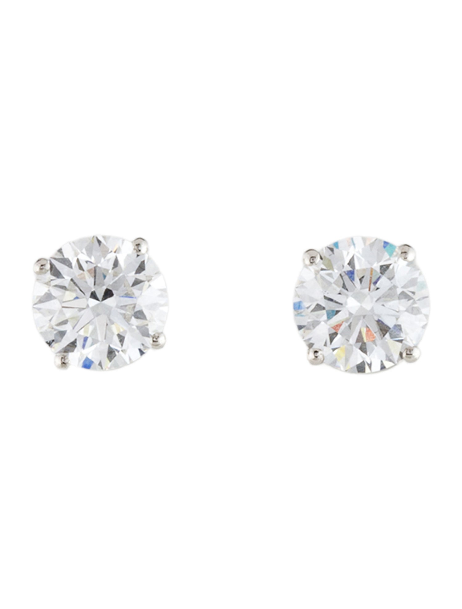 Earrings Platinum 2.26ctw Lab-Grown Diamond Stud