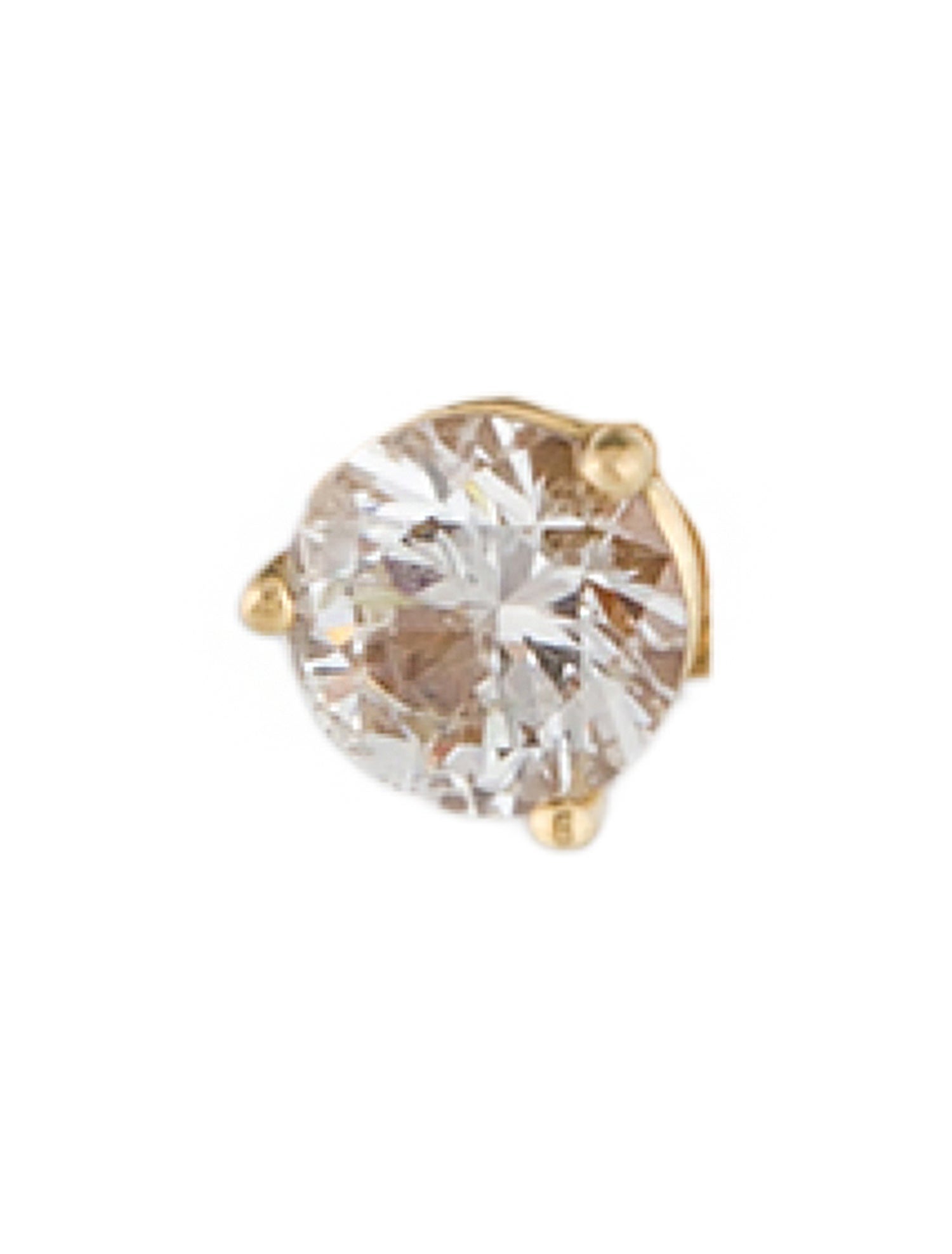 Earrings 18K Diamond Single Stud Earring