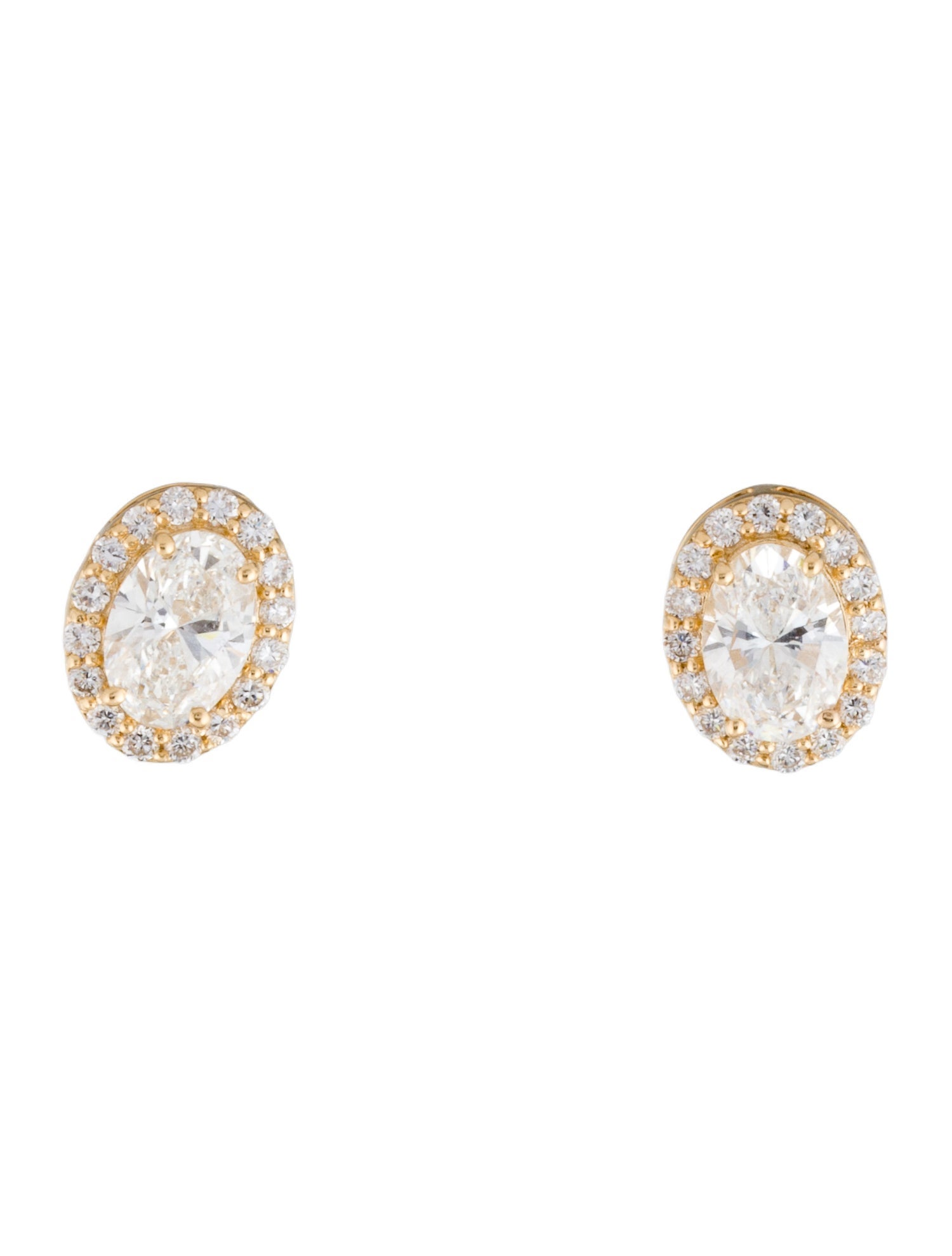 Earrings 18K 2.50ctw Lab-Grown Diamond Stud