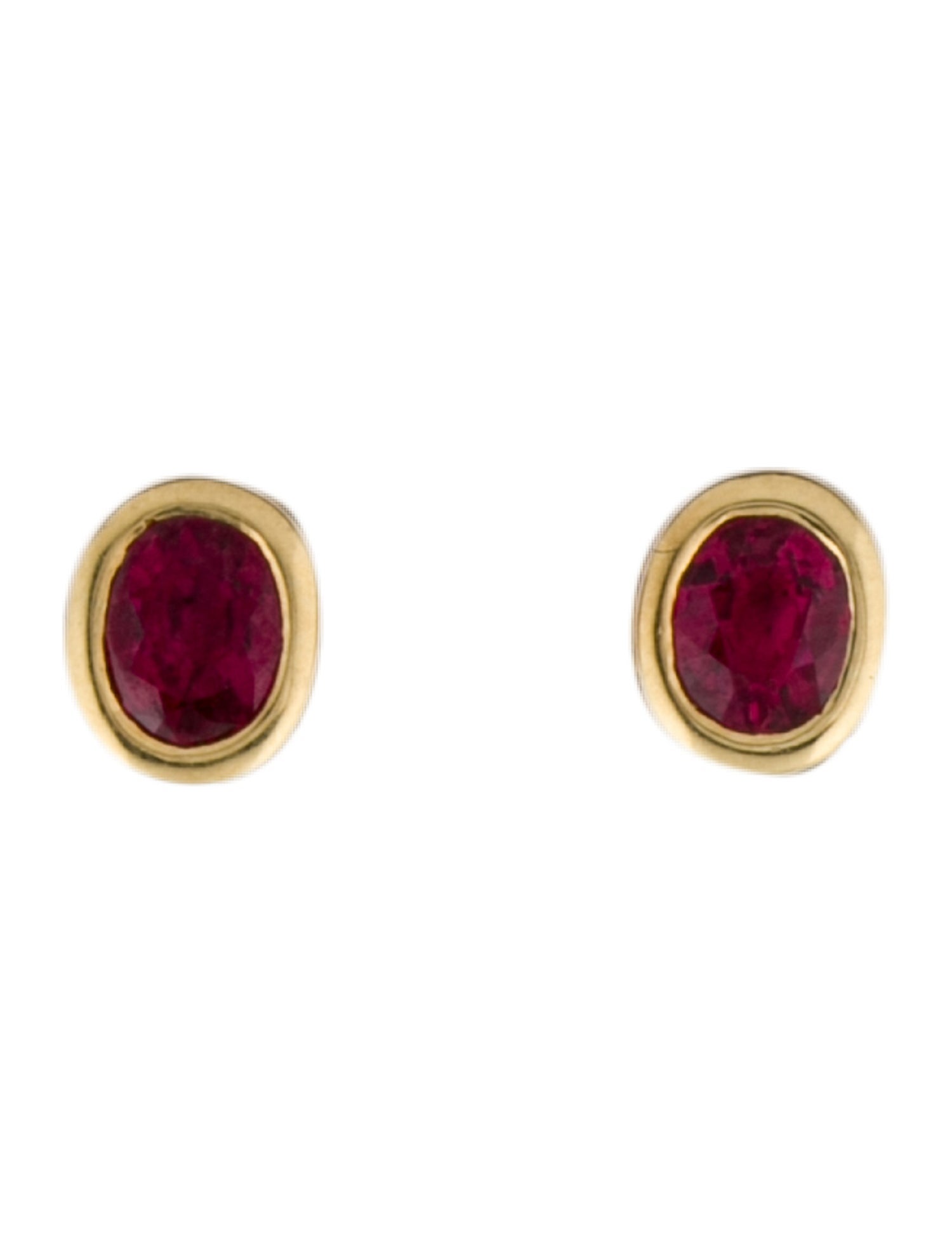 Earrings 18K Ruby Stud Earrings