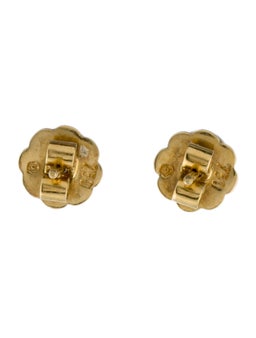 18K Ruby Stud Earrings
