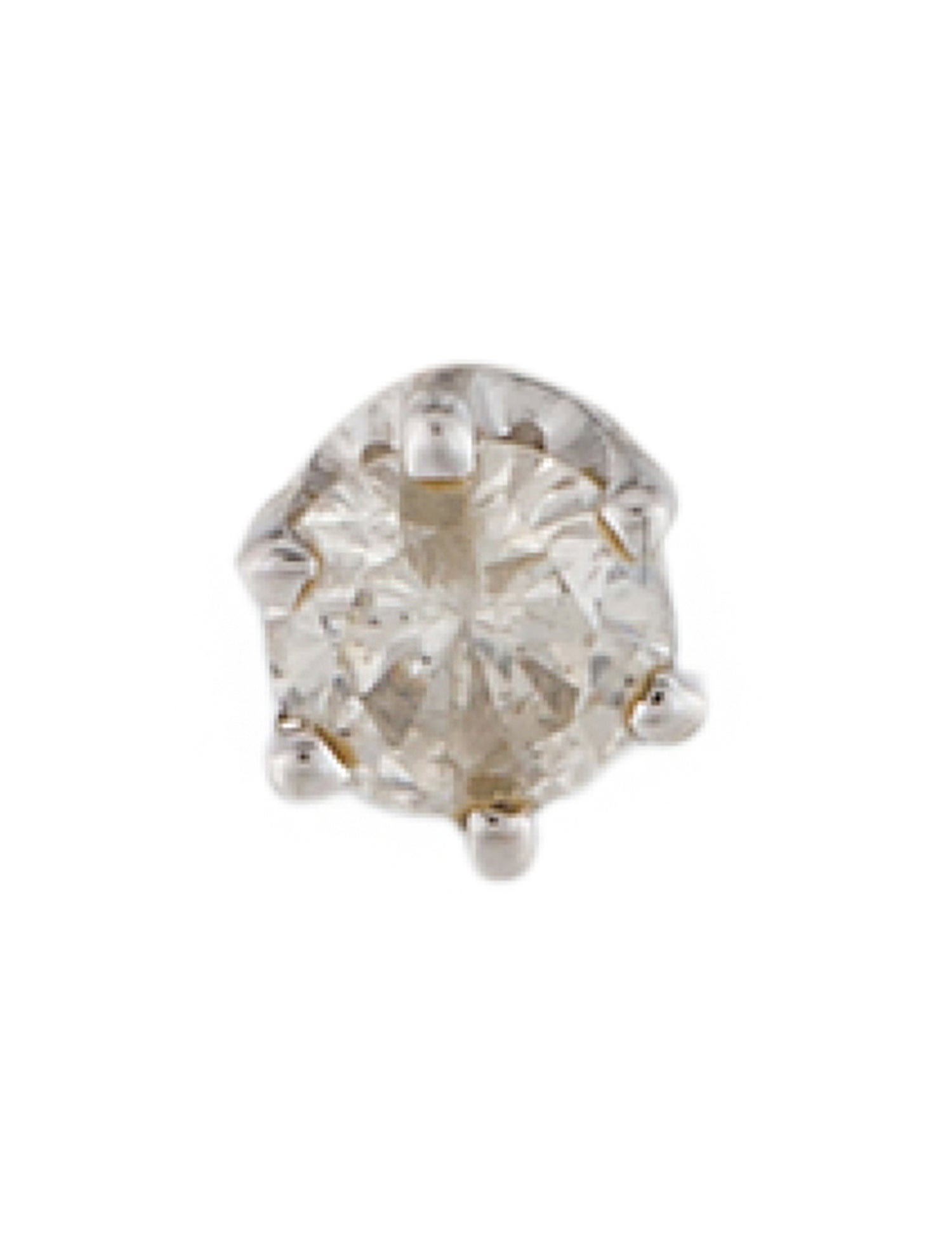Earrings 14K Diamond Single Stud Earring