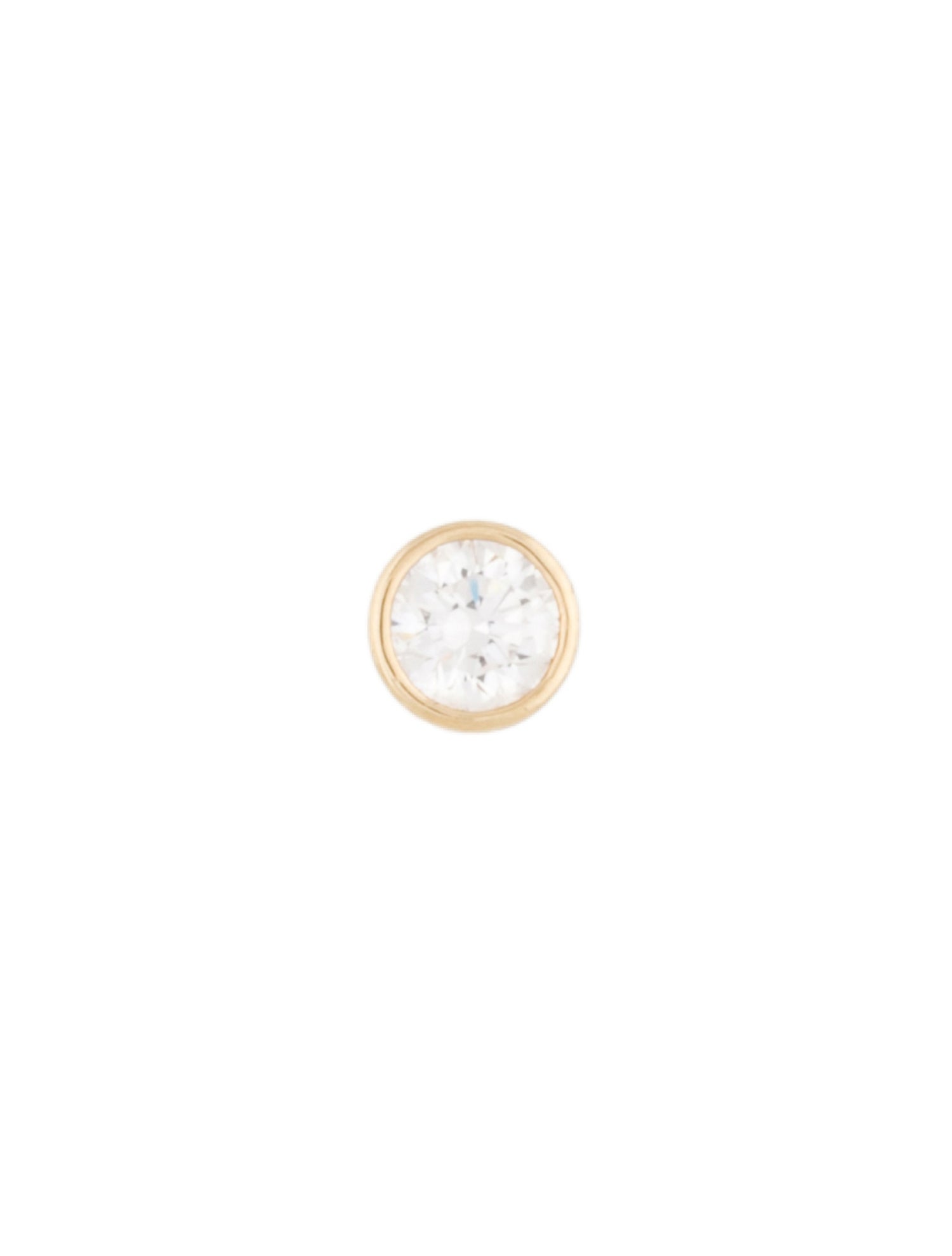 Earrings 14K Lab-Grown Diamond Single Stud Earring