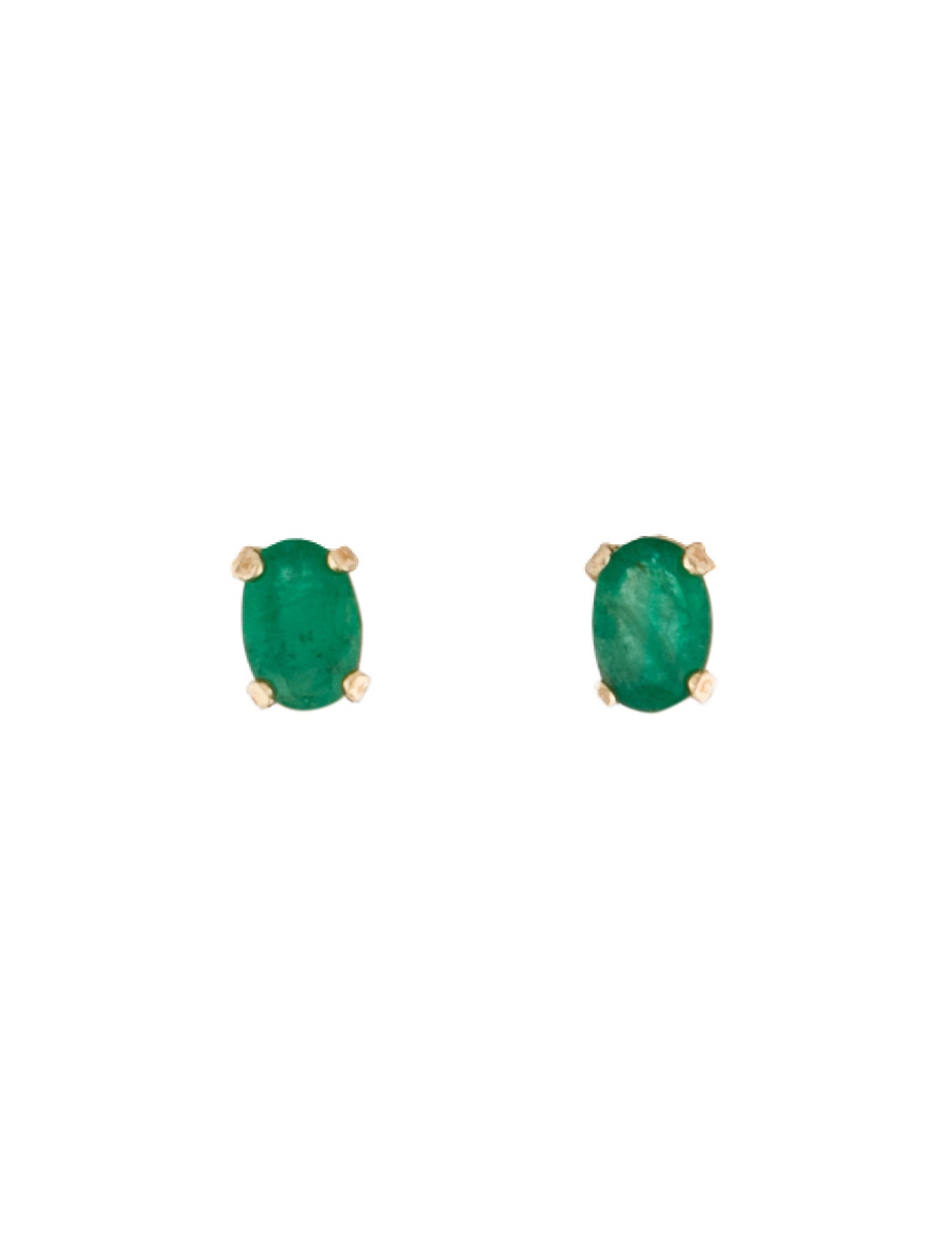 Earrings 10K Emerald Studs