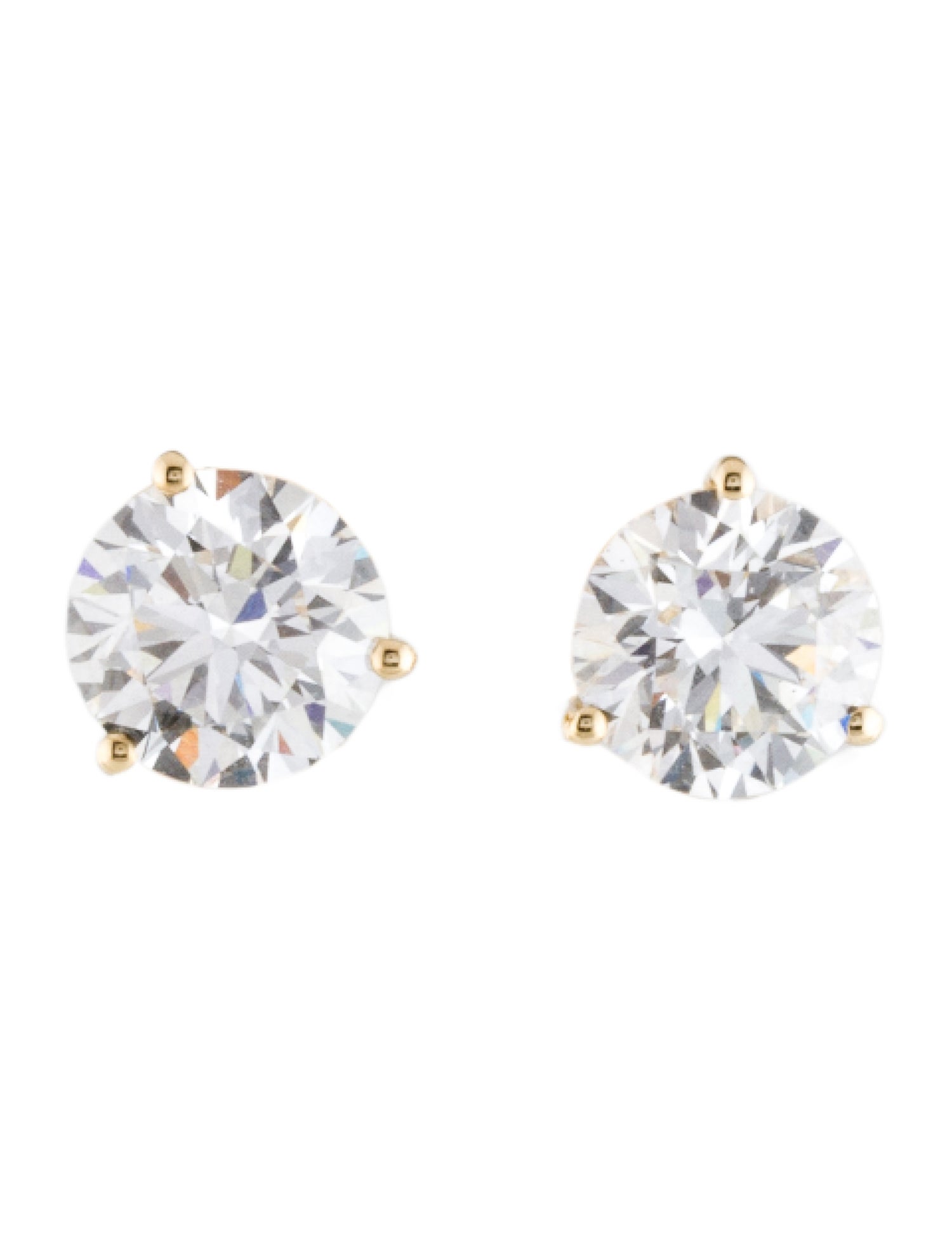 Earrings 14K 3.61ctw Lab-Grown Diamond Stud
