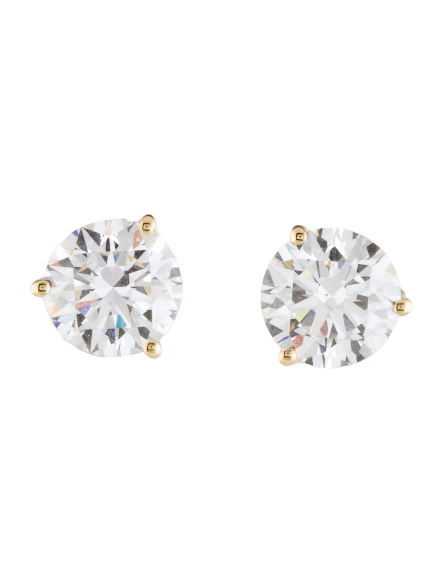 Earrings 14K 3.66ctw Lab-Grown Diamond Stud