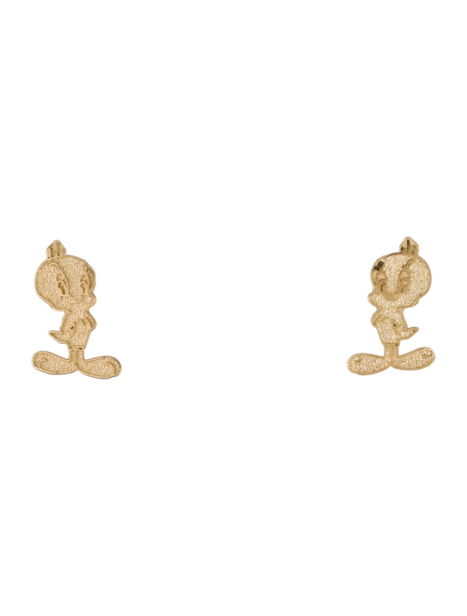 Earrings 14K Tweety Bird Stud