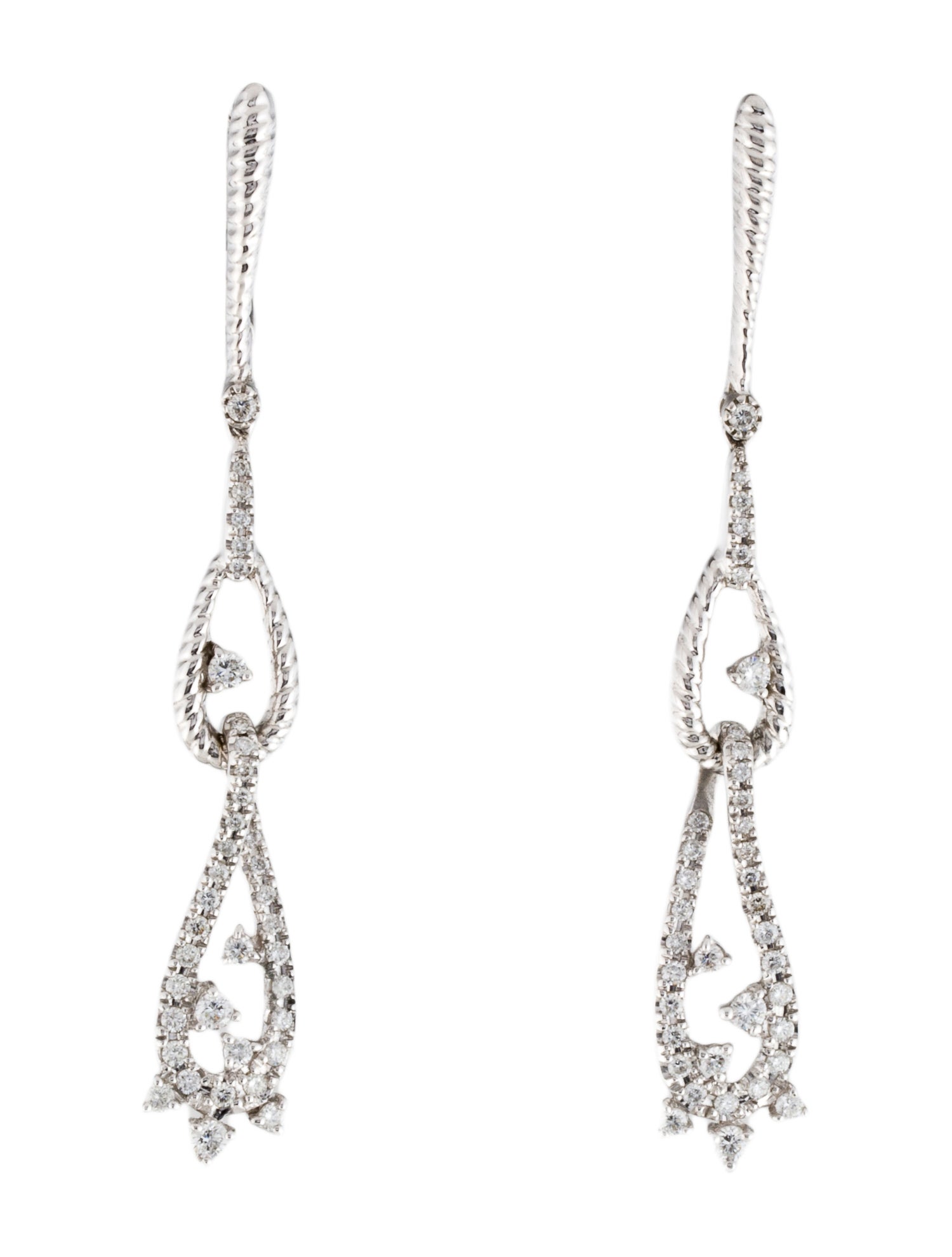 Earrings 14K Diamond Drop