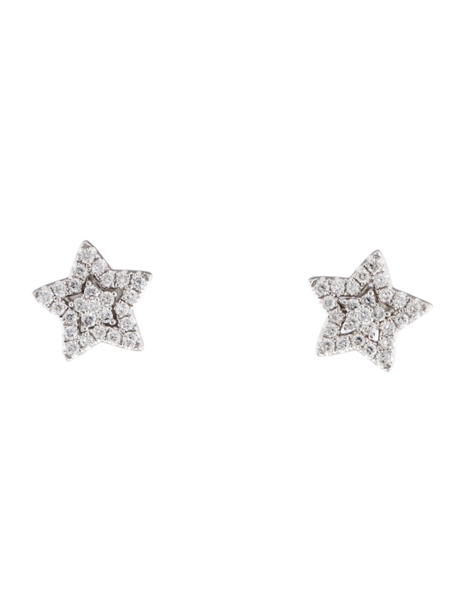 Earrings 14K Diamond Star Earring Jacket