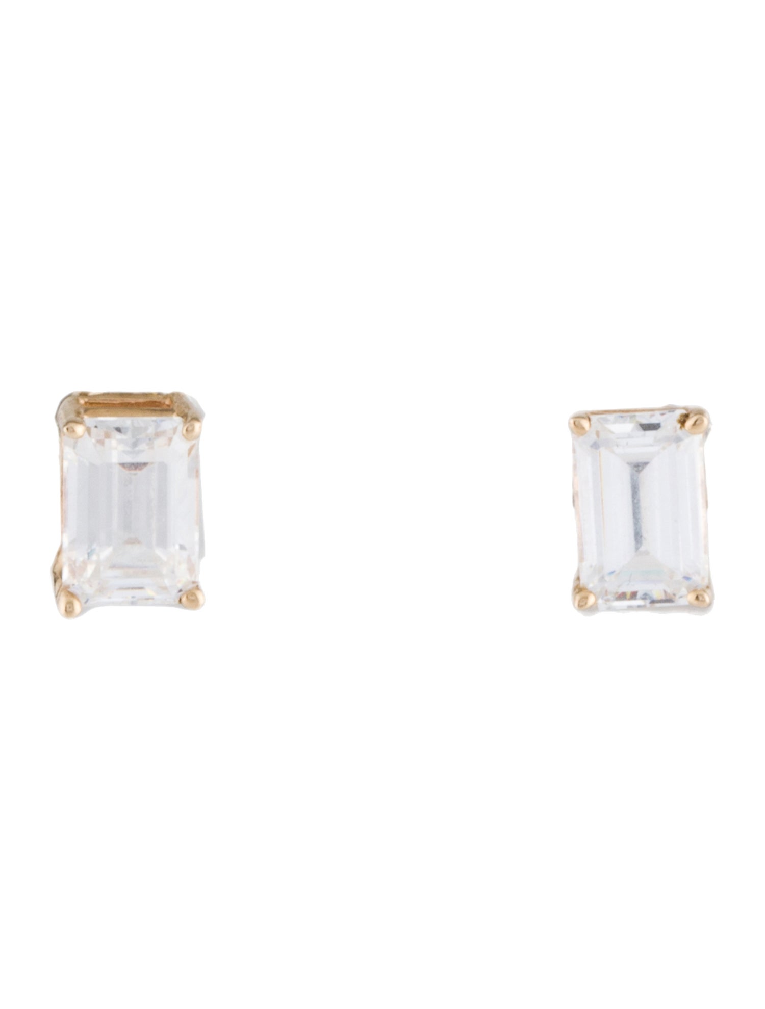 Earrings 14K Cubic Zirconia Stud