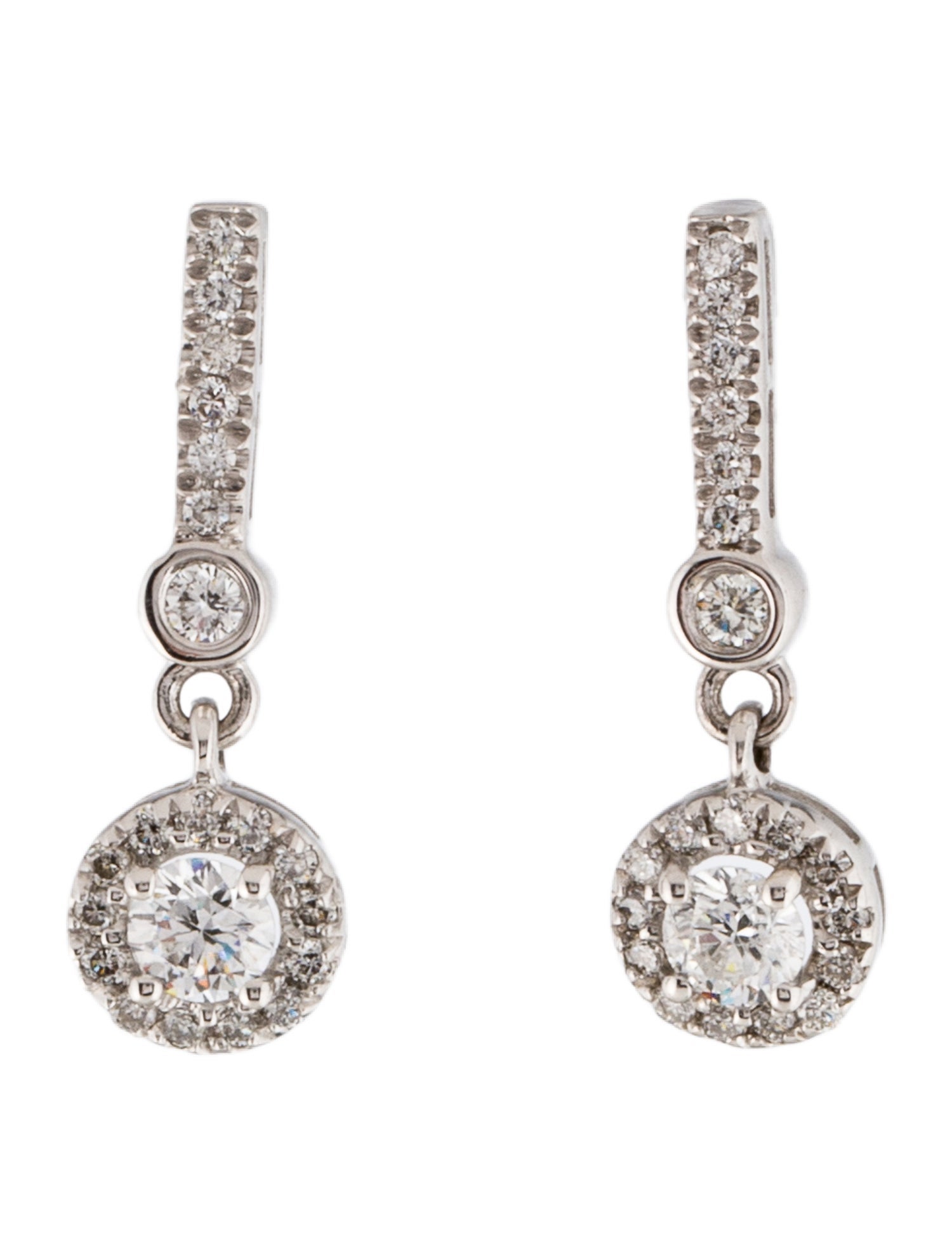 Earrings 14K Diamond Drop