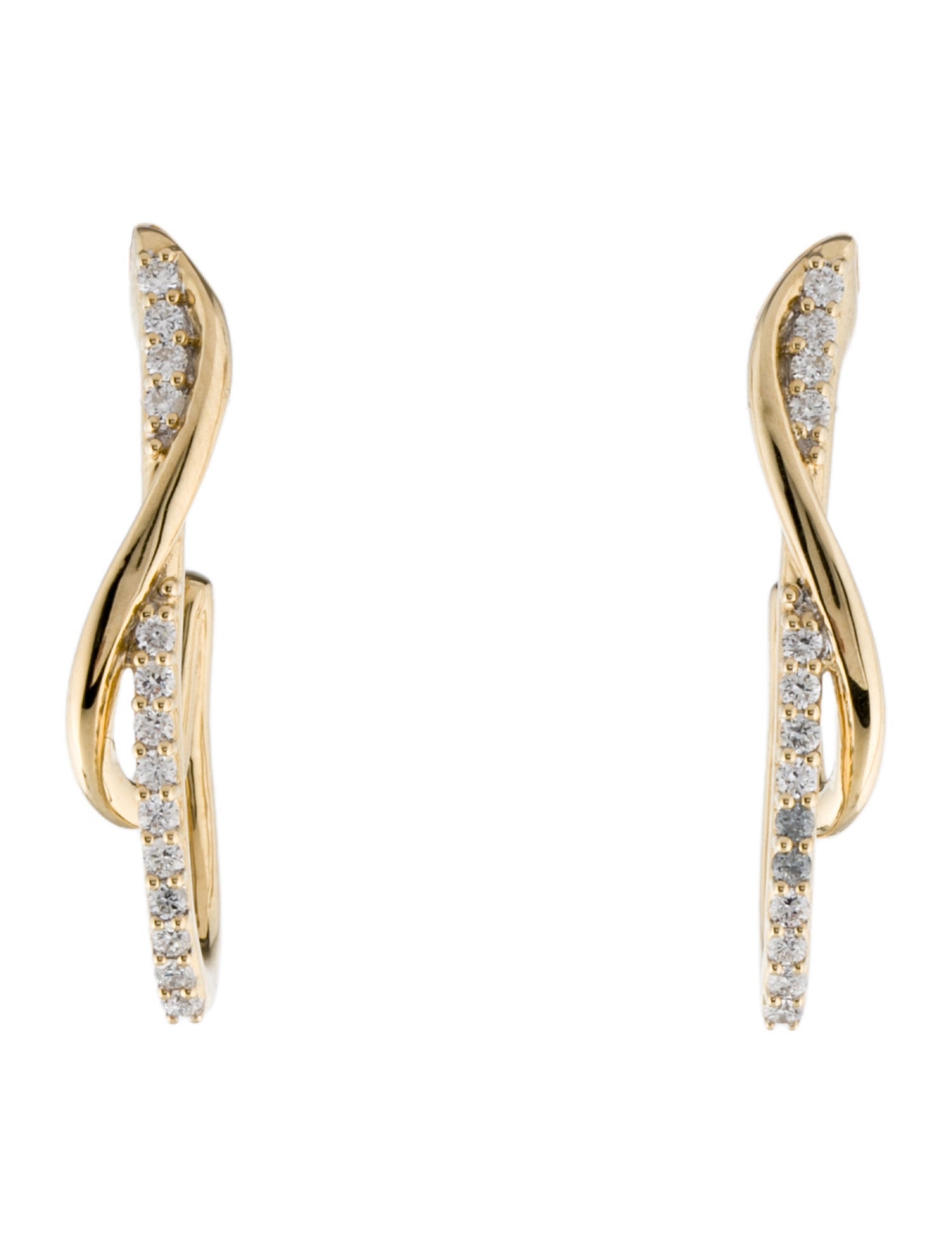 Earrings 14K Diamond Drop