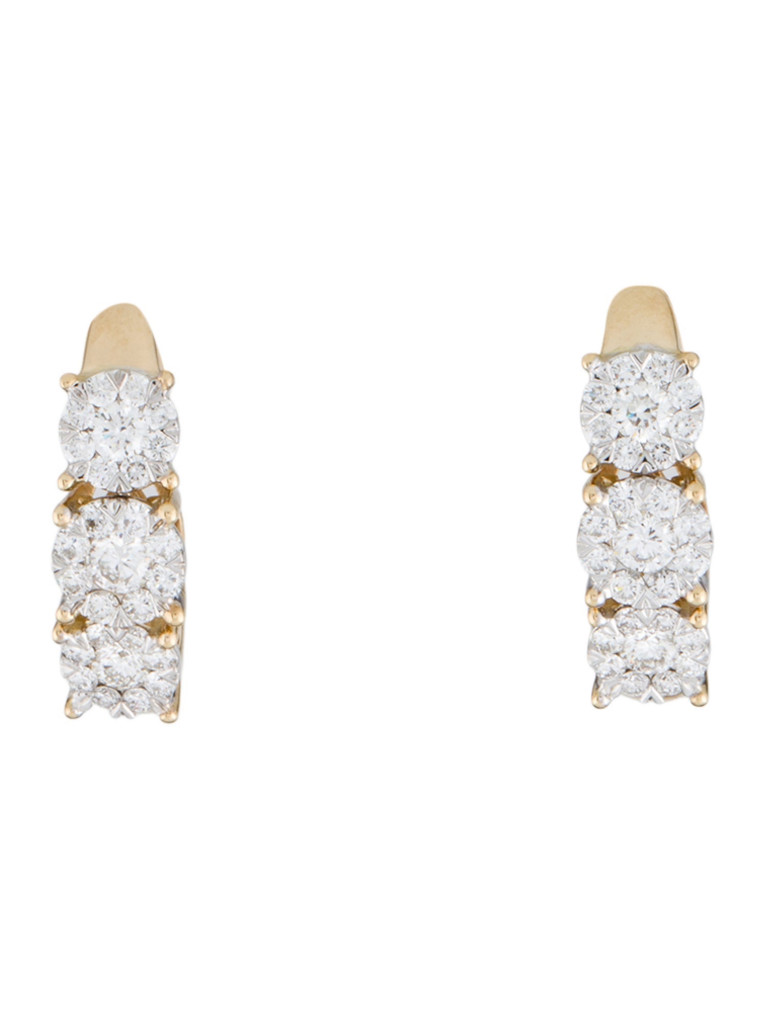 Earrings 14K 1.29ctw Diamond Drop