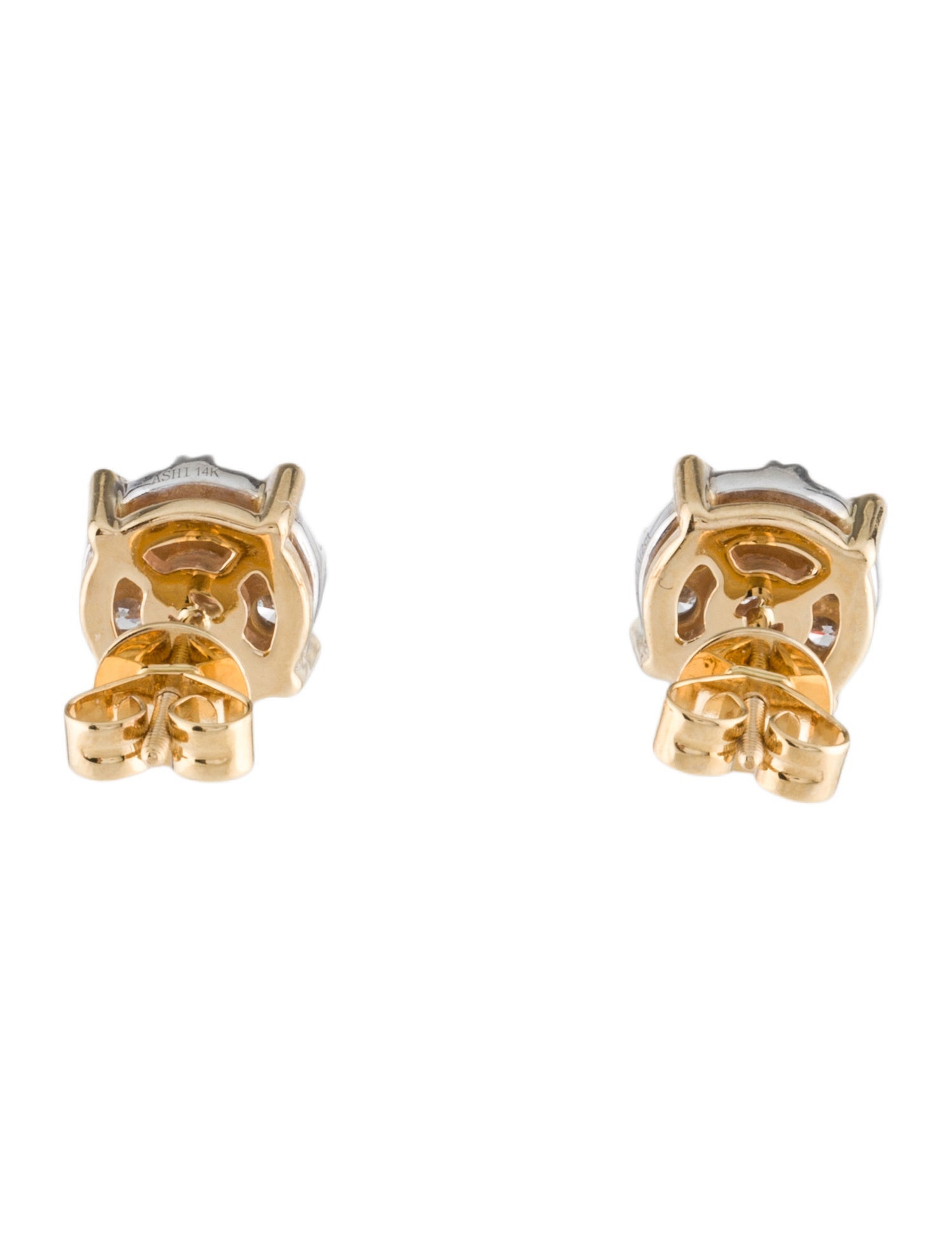 Earrings 14K 1.52ctw Diamond Stud