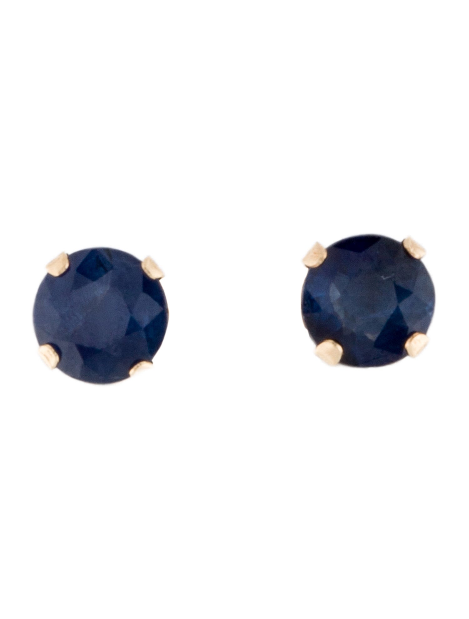 Earrings 14K Sapphire Stud