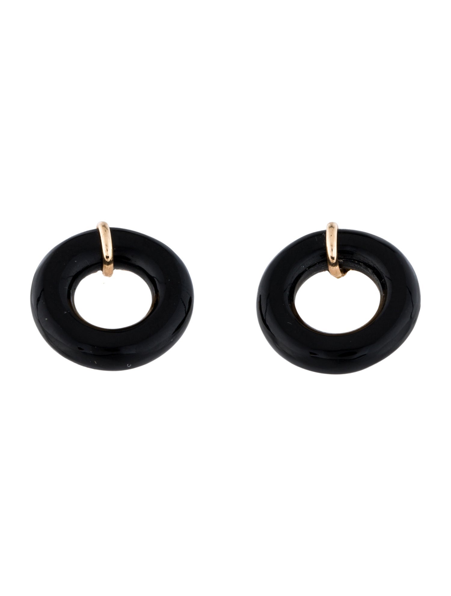 Earrings 14K Onyx