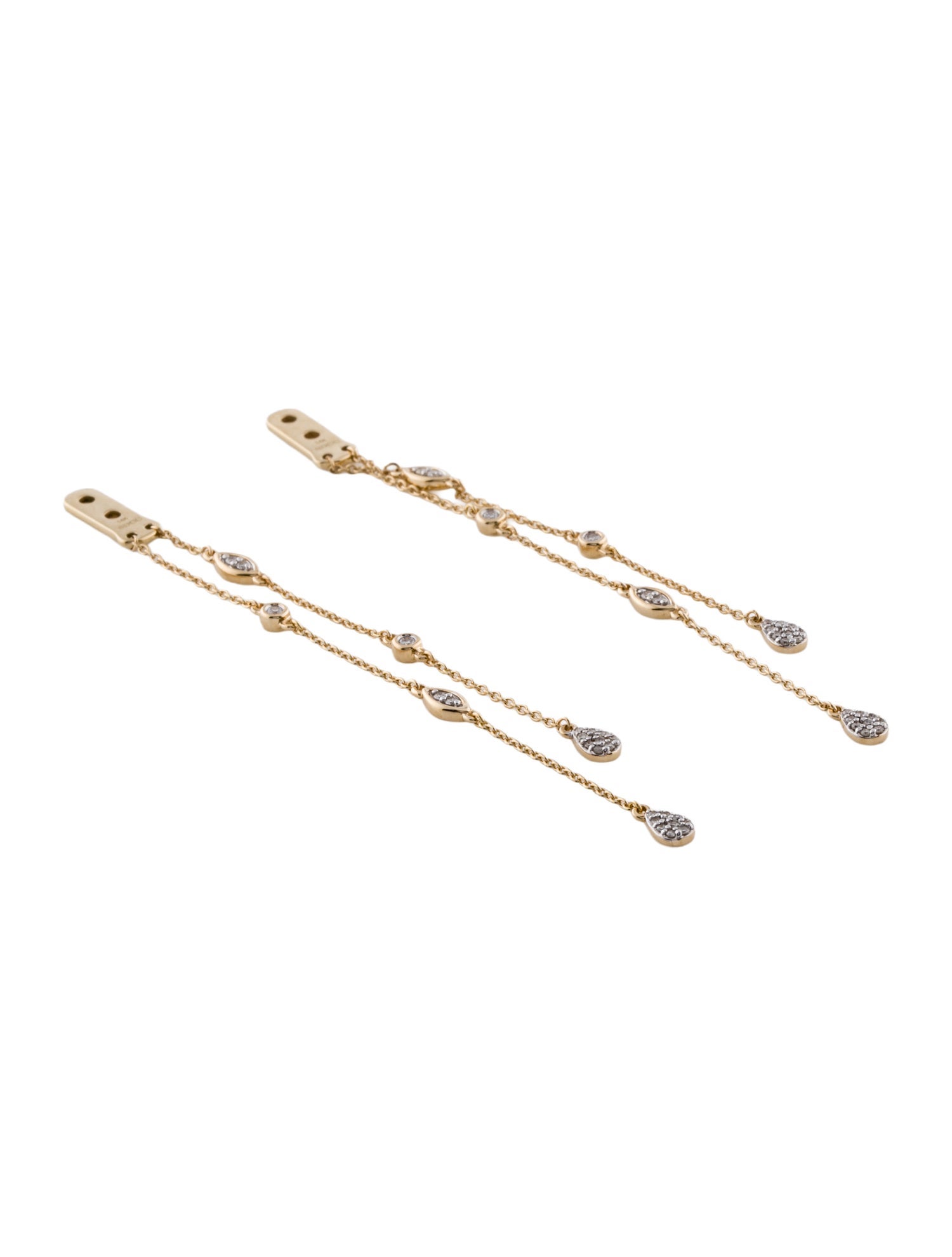 Earrings 14K Diamond Earring Enhancers