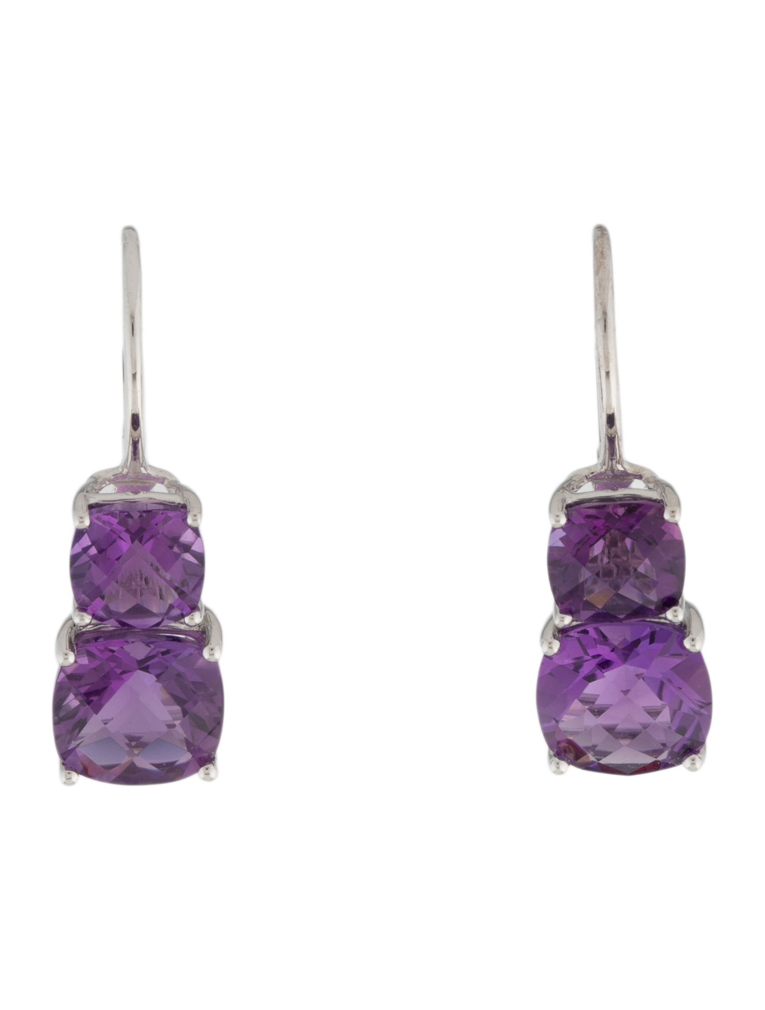 Earrings 14K Amethyst Drop