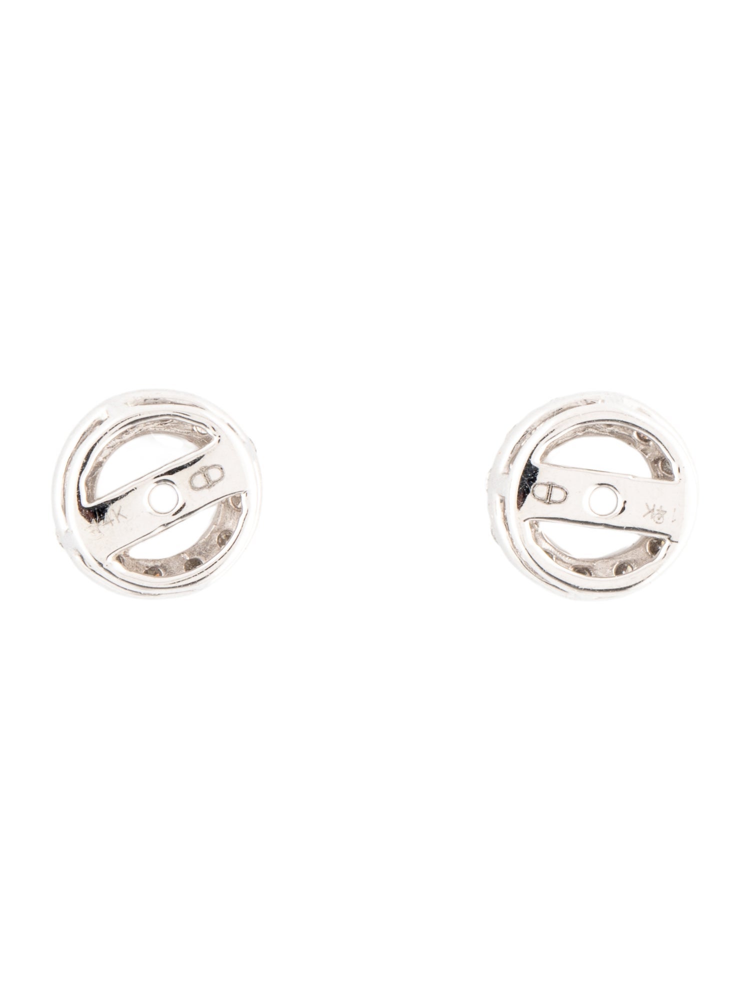 Earrings 14K Diamond Earring Jackets