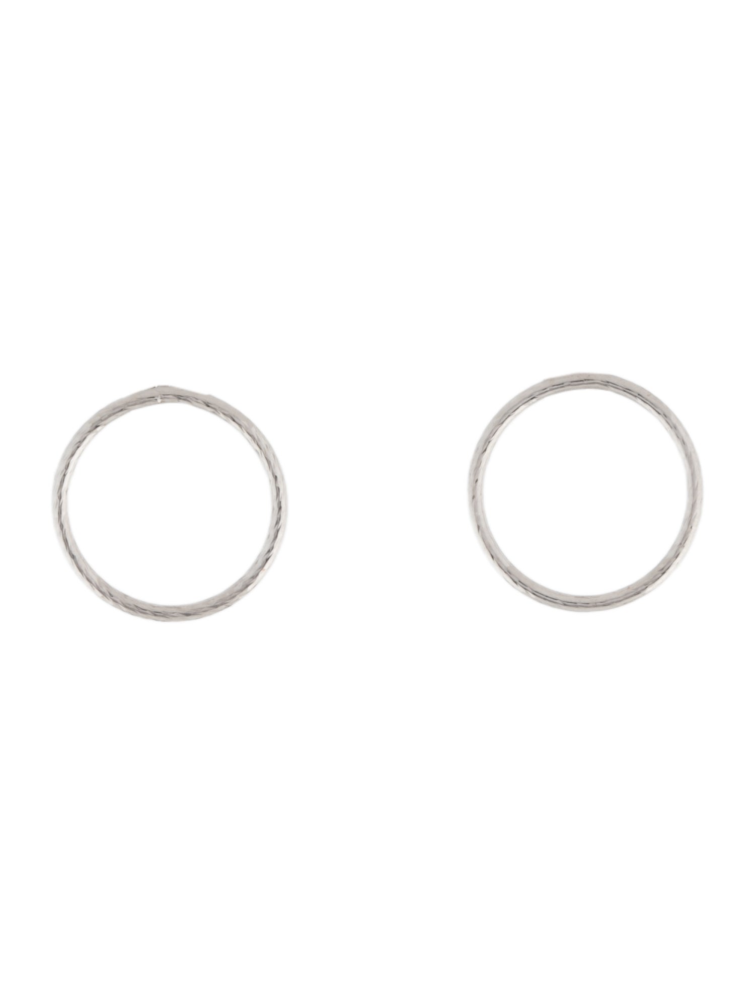 Earrings 14K Open Circle Stud Earrings