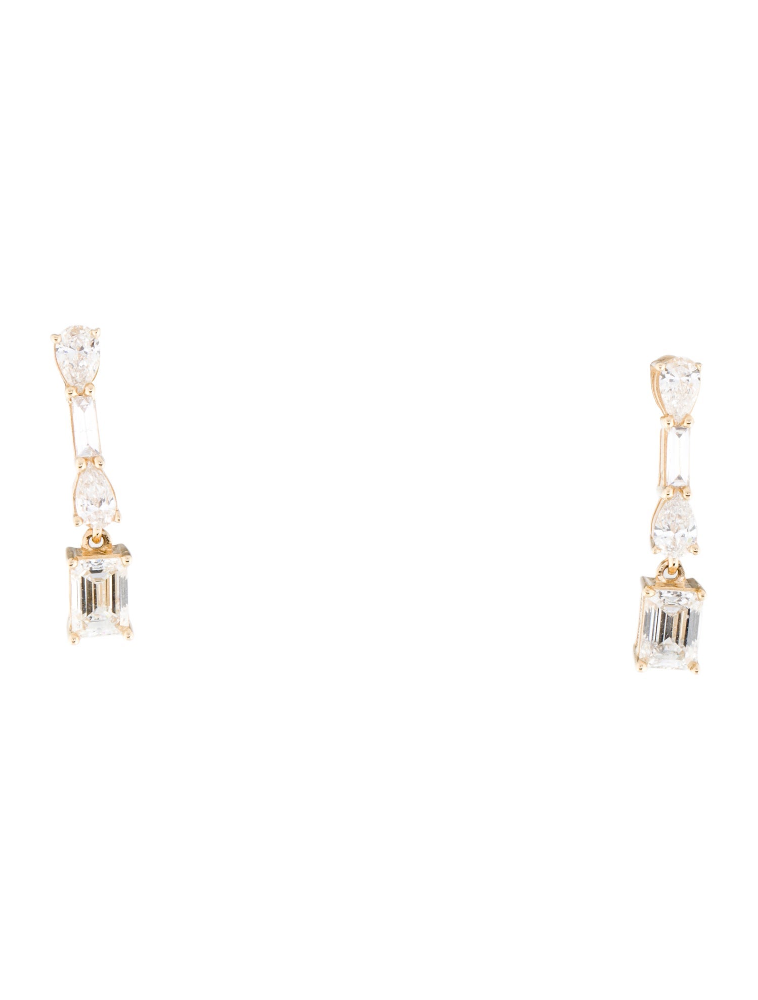Earrings 14K 1.18ctw Lab-Grown Diamond Drop