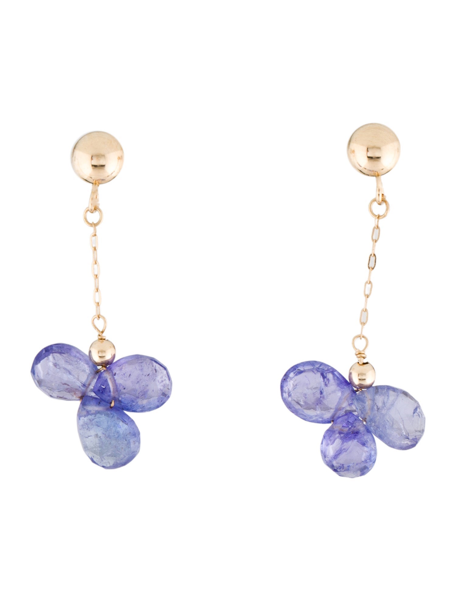 Earrings 14K Tanzanite Drop