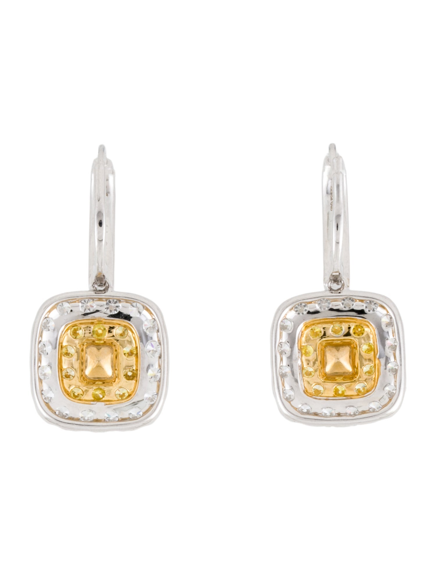 Earrings 18K Diamond Drop