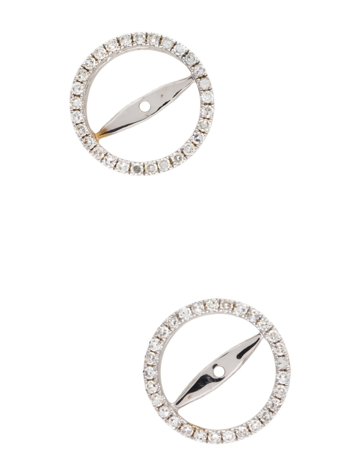 Earrings 18K Diamond Earring Jackets