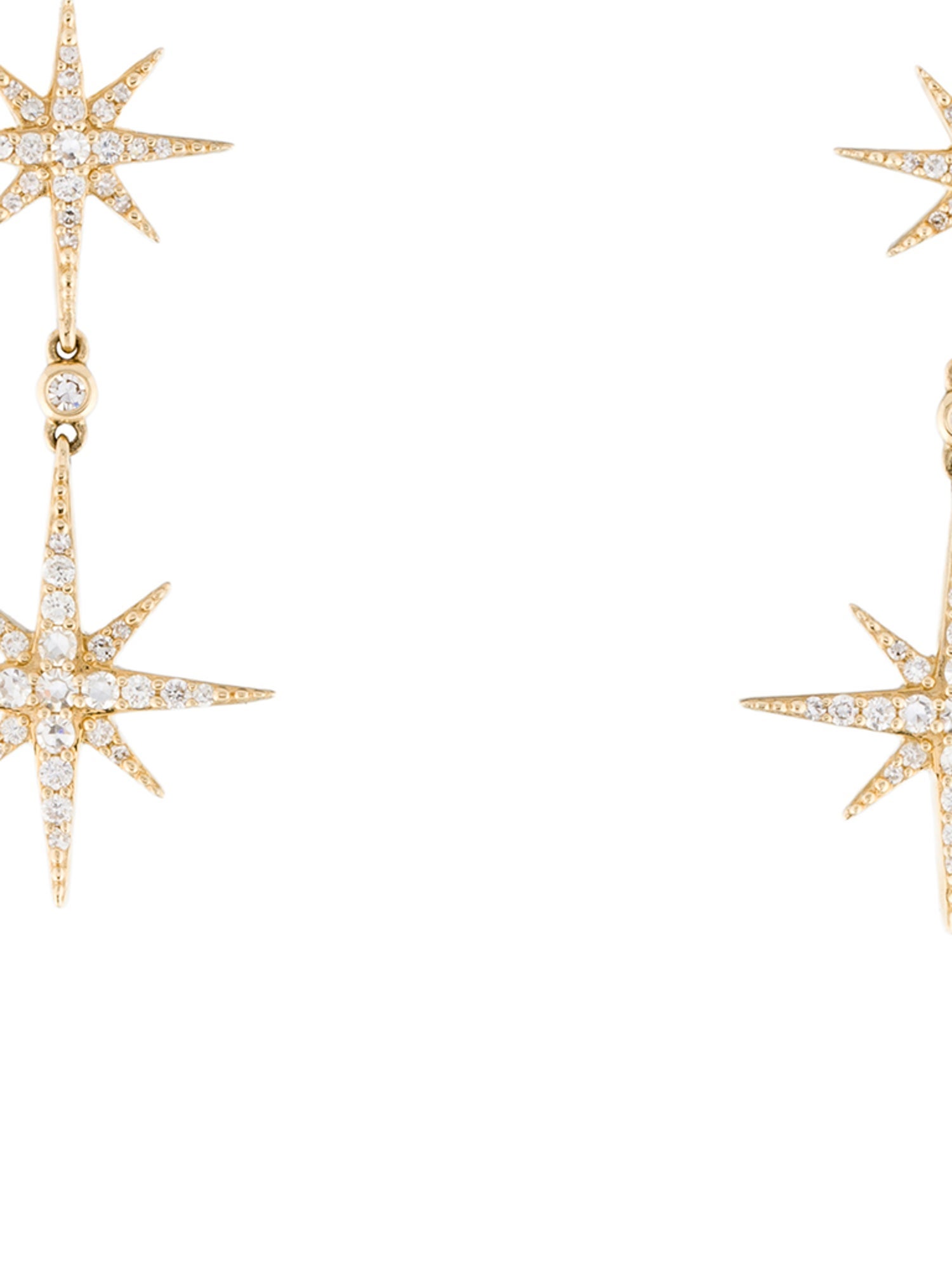 Earrings 14K Diamond Drop