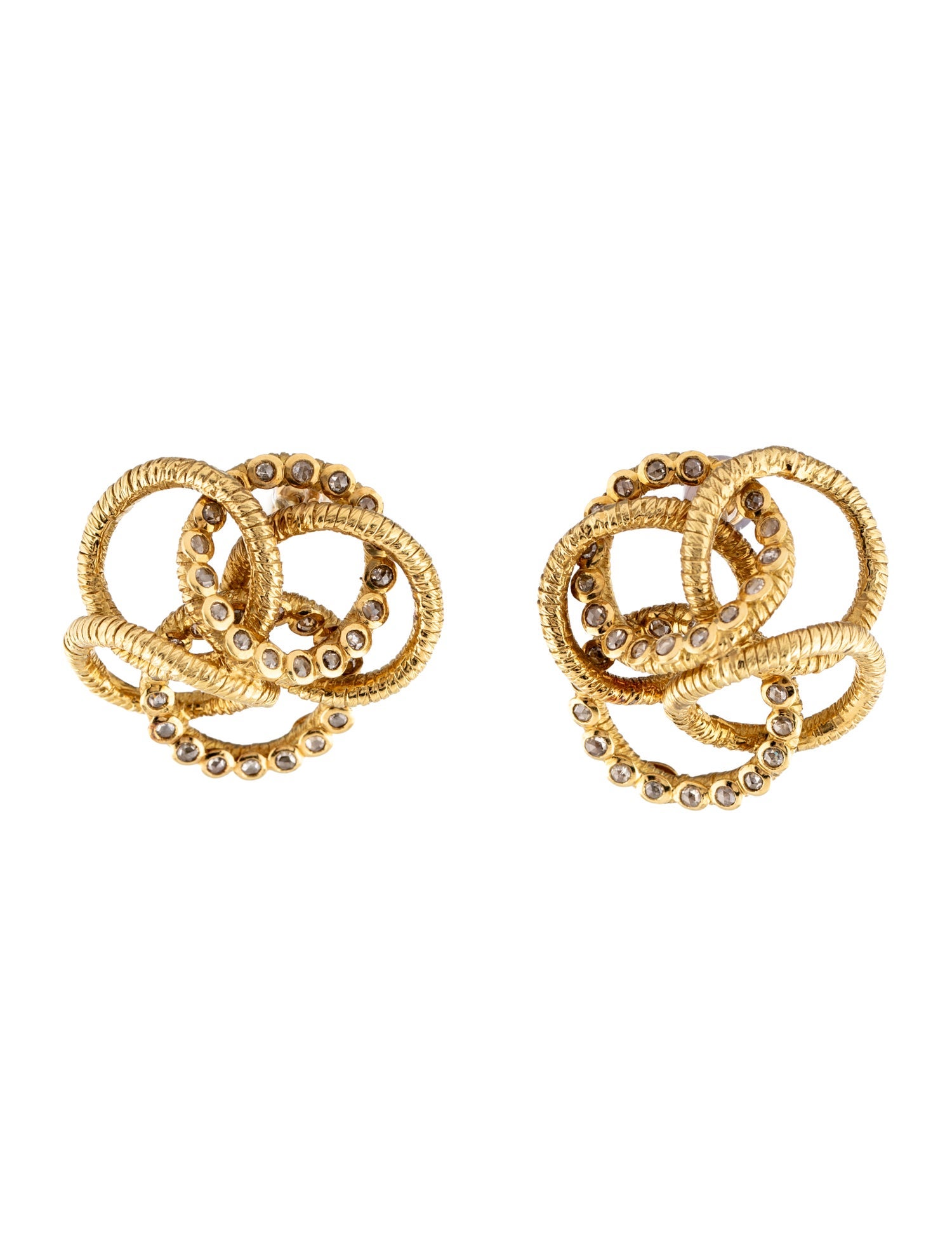 Coomi 20K Diamond Stud Earrings