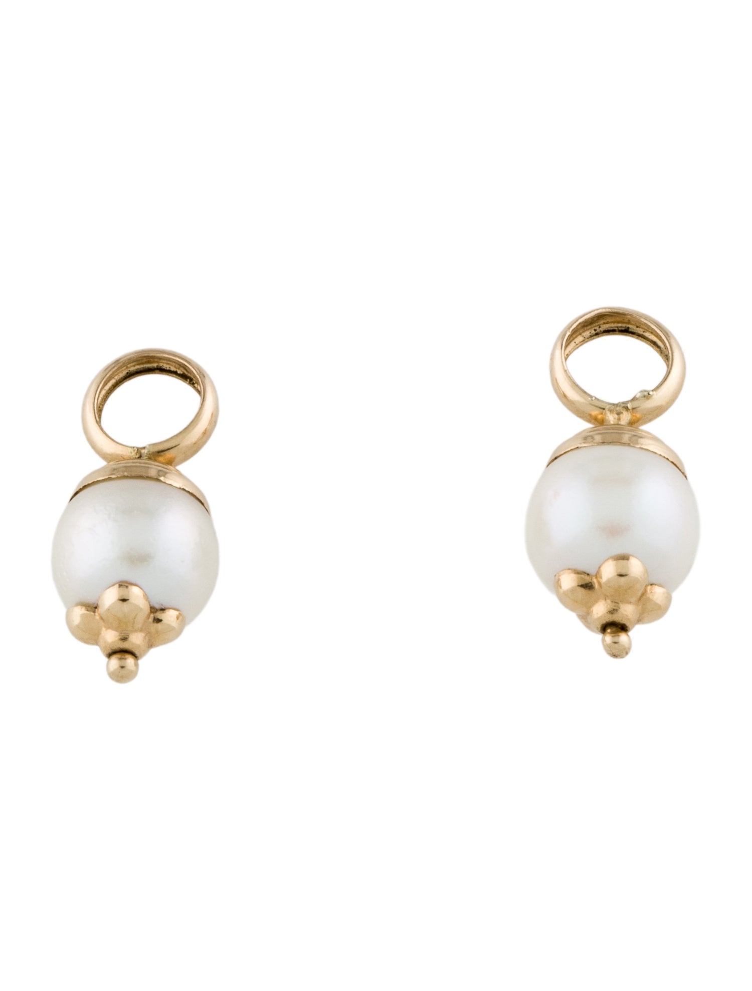 Earrings Peter Brams 14K Pearl Earring Jackets