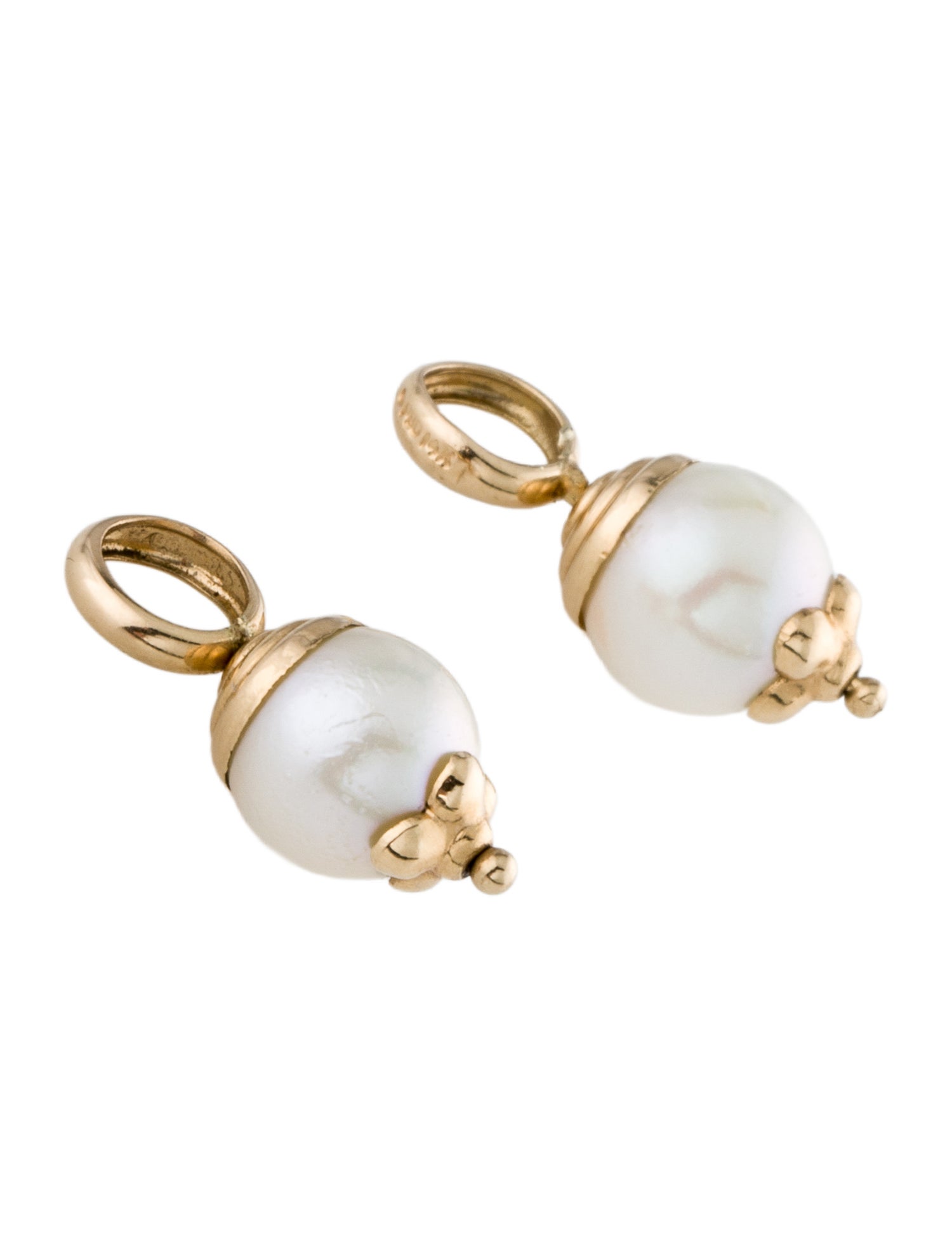 Earrings Peter Brams 14K Pearl Earring Jackets