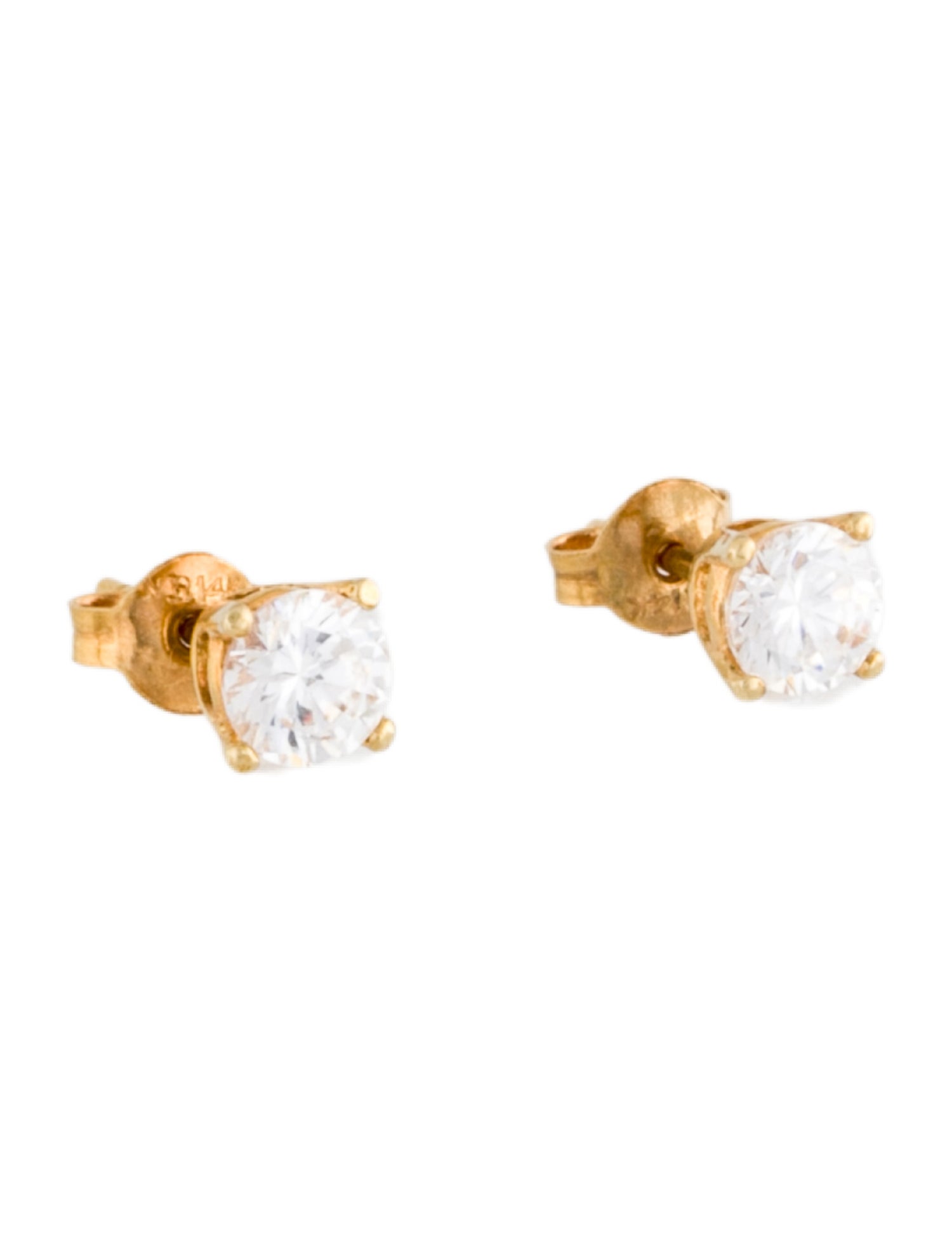 Earrings 14K Cubic Zirconia Stud